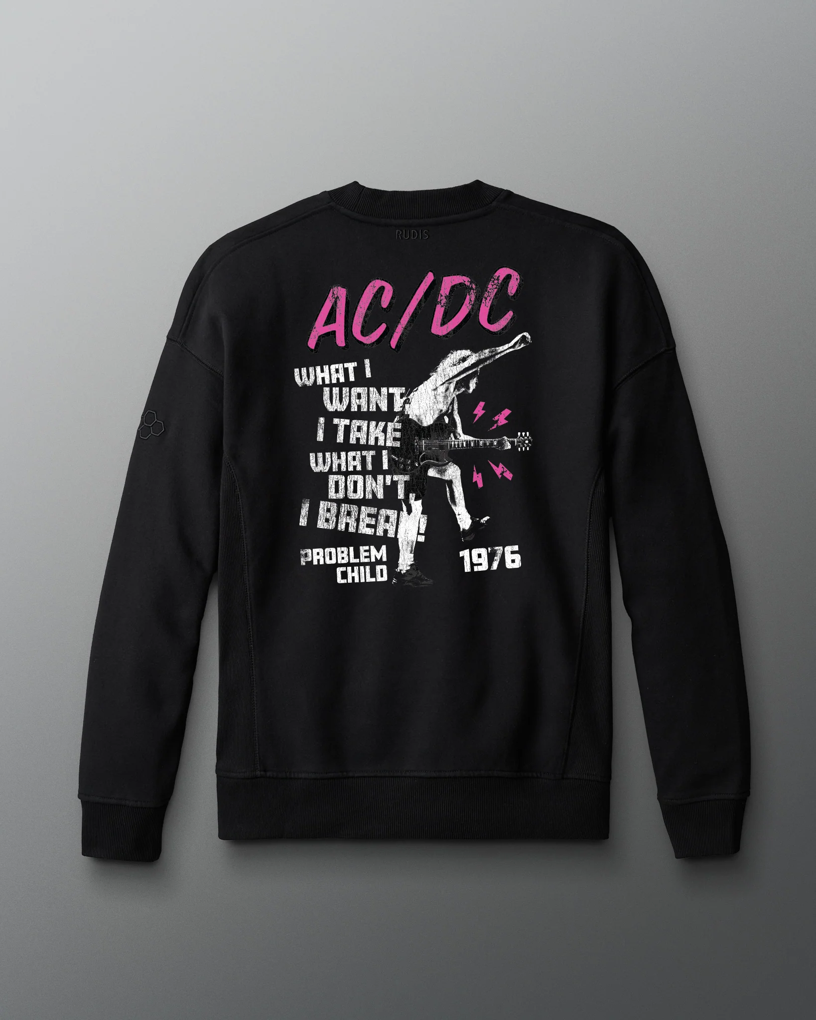 AC/DC Problem Child Titan Heavyweight Crewneck - Image 2