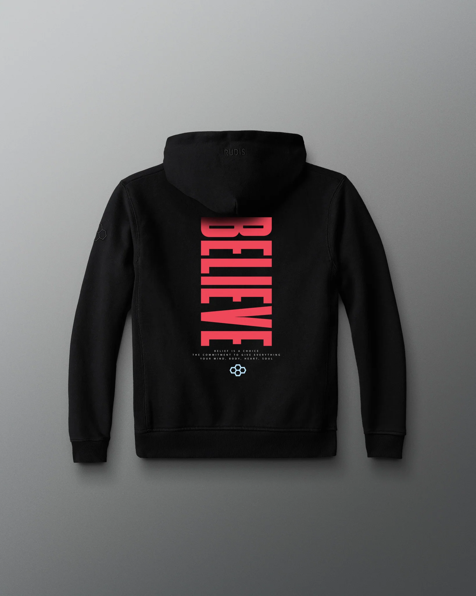 Believe Heavyweight Fleece Youth Hoodie - Image 2