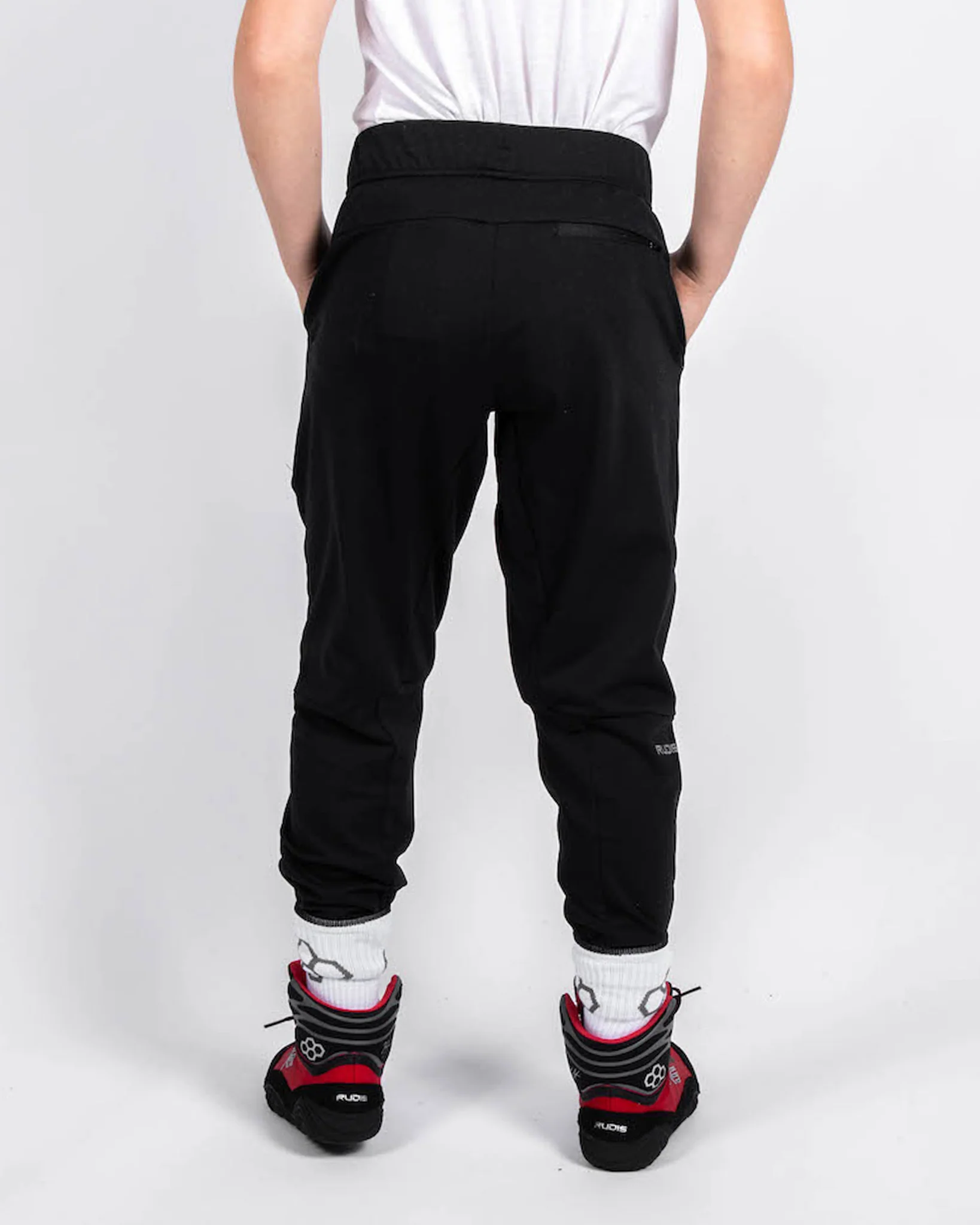 Black RUDIS Hex Premier Youth Joggers - Image 3