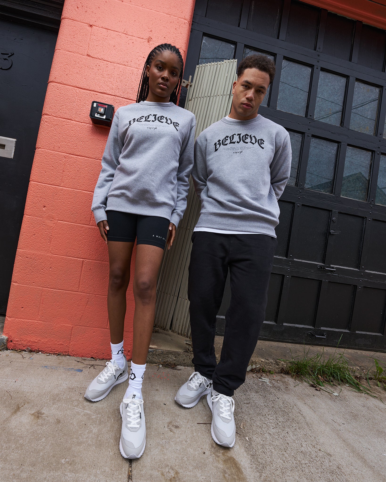 Blackletter Believe Comfort Fleece Crewneck
