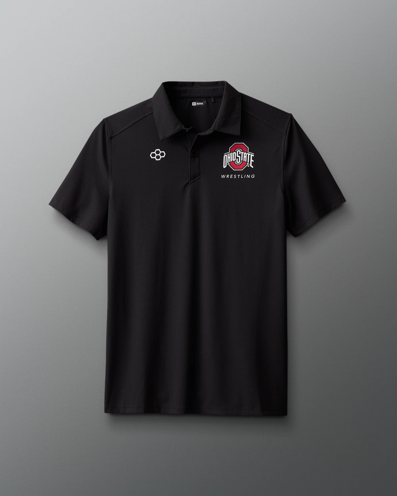 Buckeyes Wrestling Go-To Hex Polo - Image 2