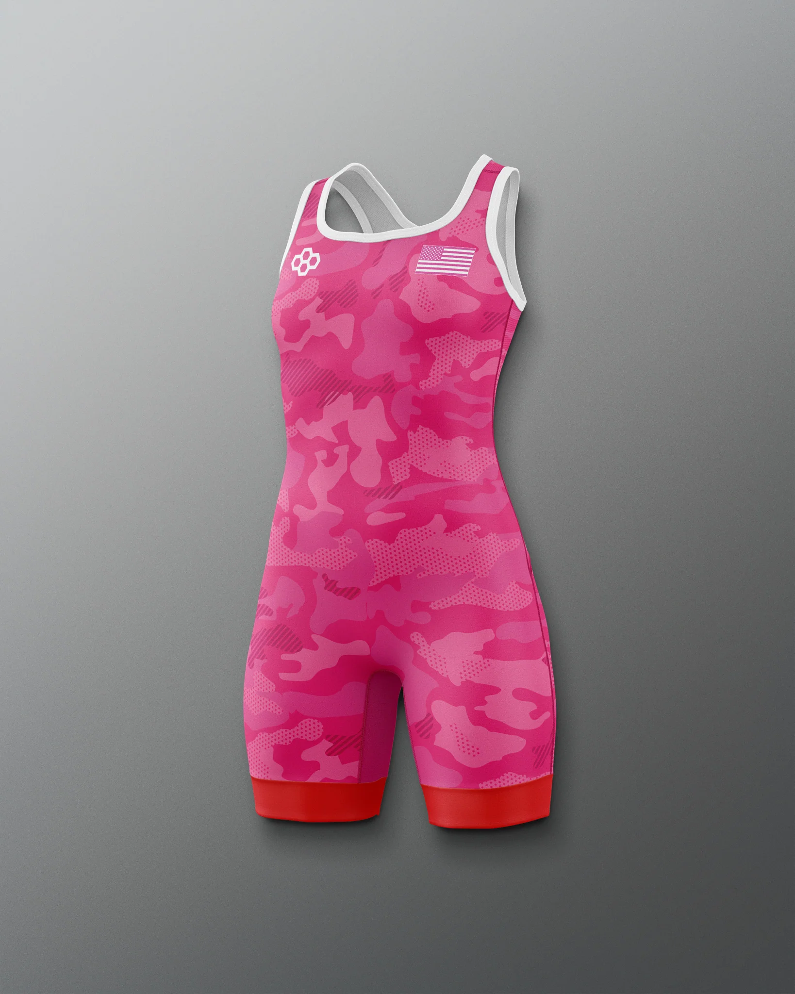 Camo Freestyle Girl's Elite 2.0 Singlet - Image 3