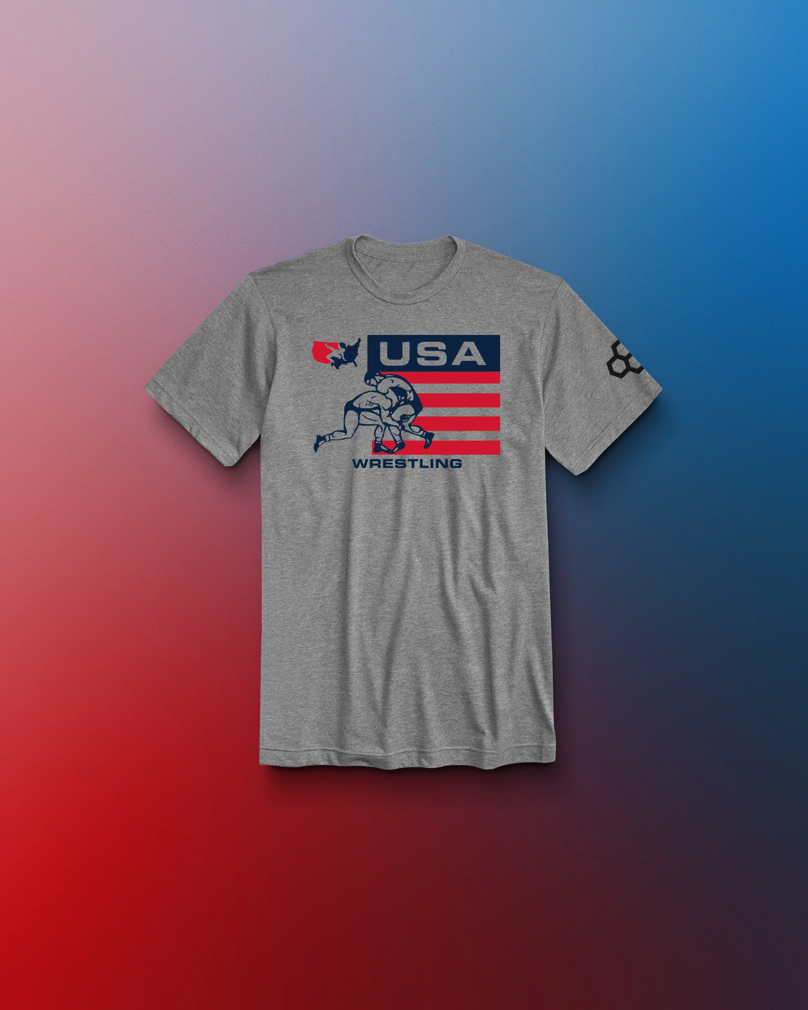 Classic USA Wrestling Youth Classic T-Shirt - Image 2