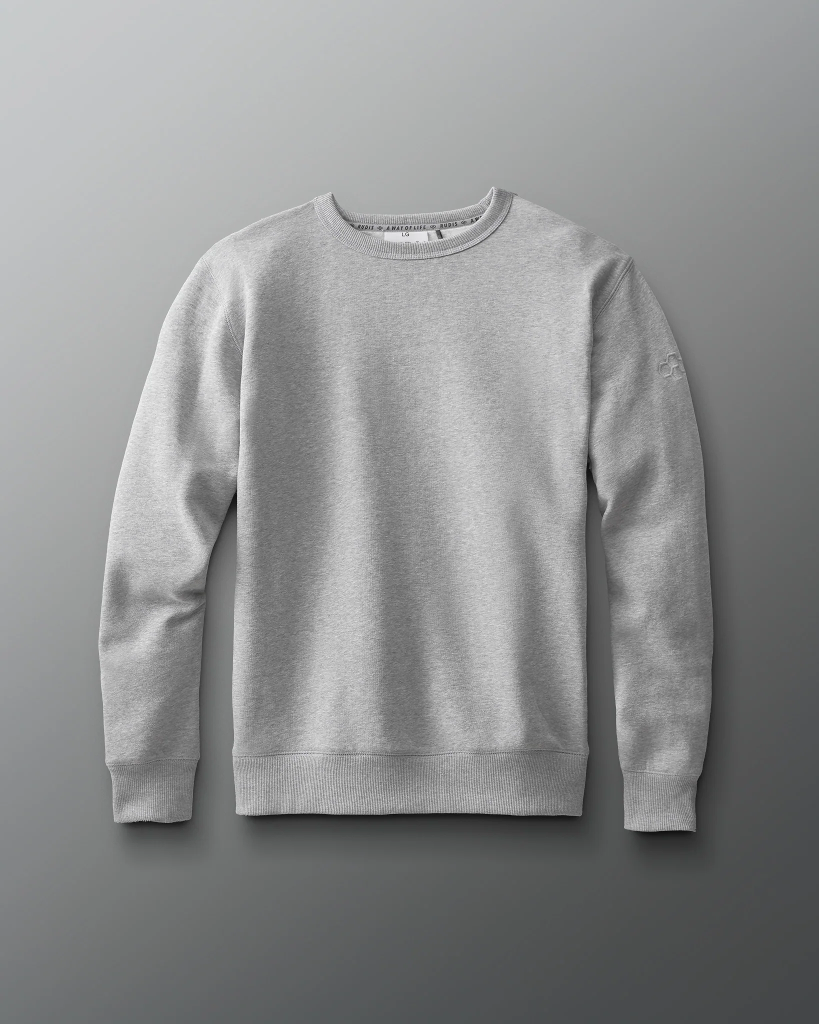 Comfort Fleece Crewneck - Gray - Image 3