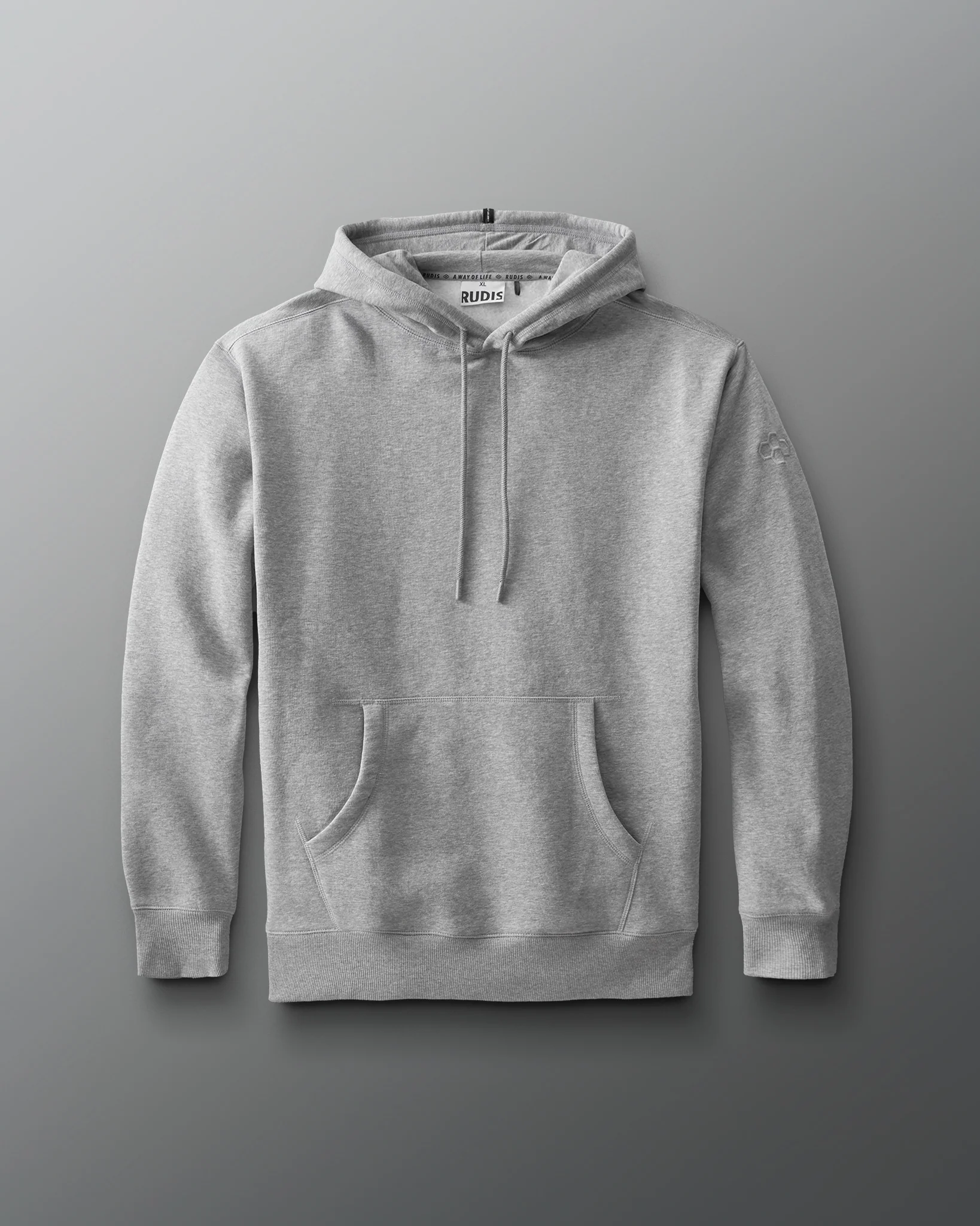 Comfort Fleece Hoodie - Gray - Image 2