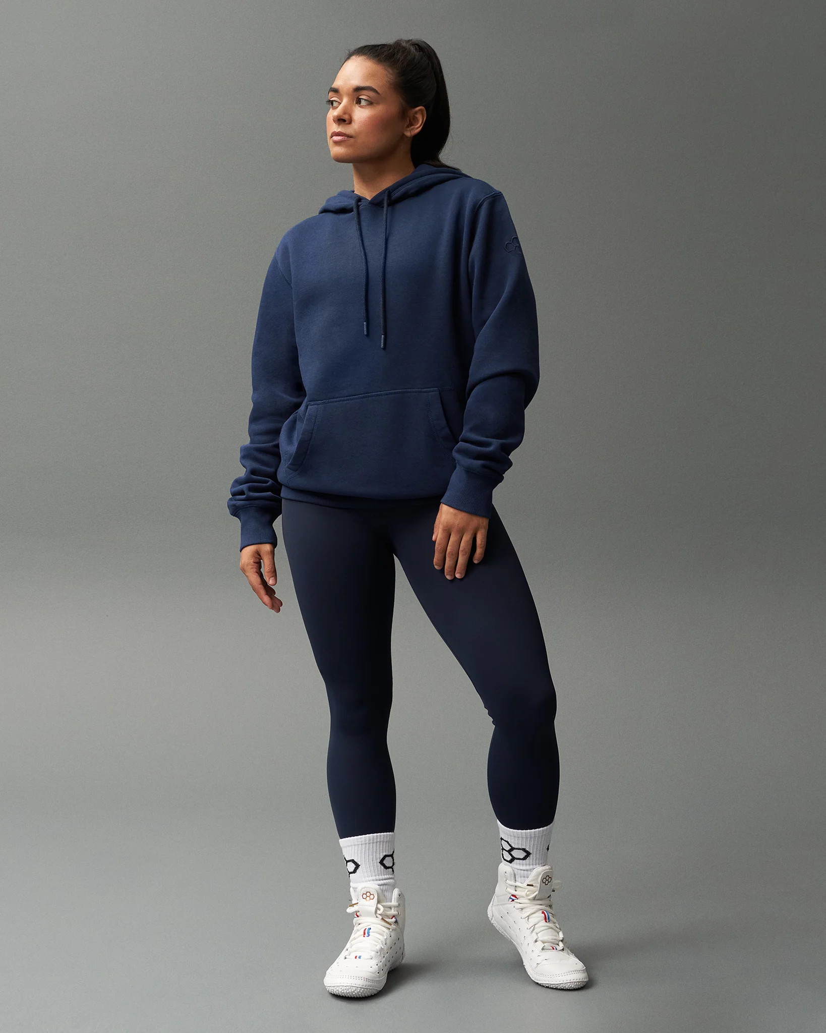 Comfort Fleece Hoodie - Navy - Image 3