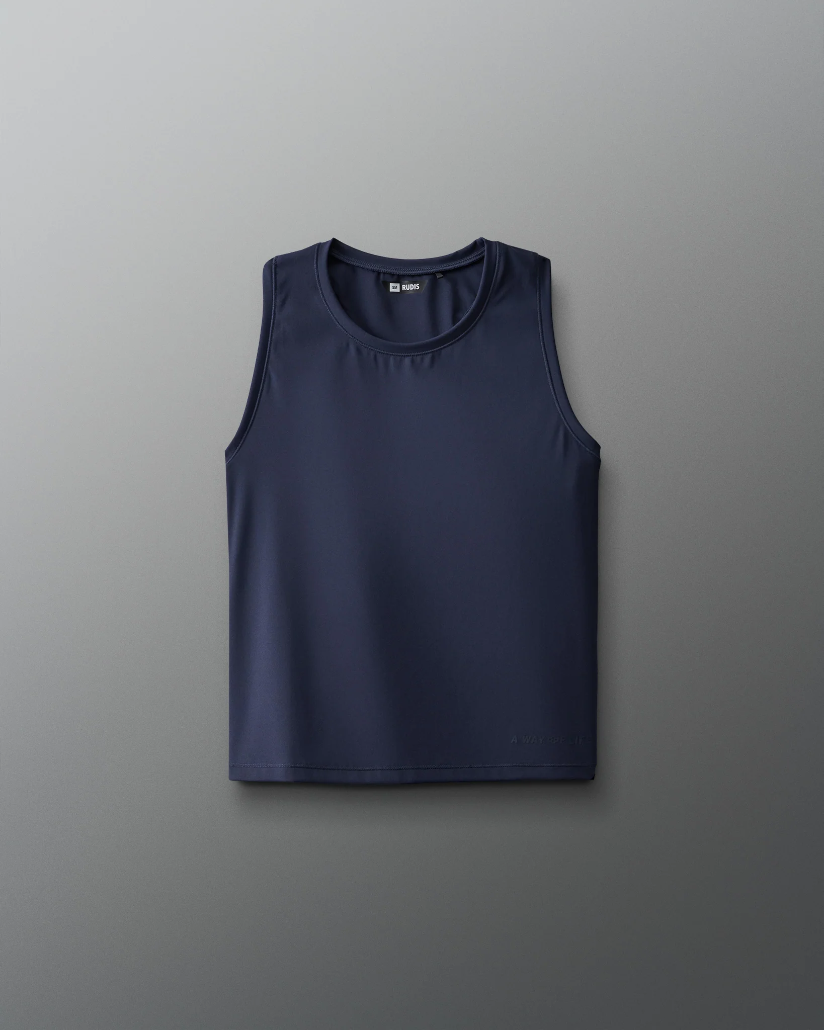 COOL-FEEL Women's Crop Tank Top - Navy - Image 5