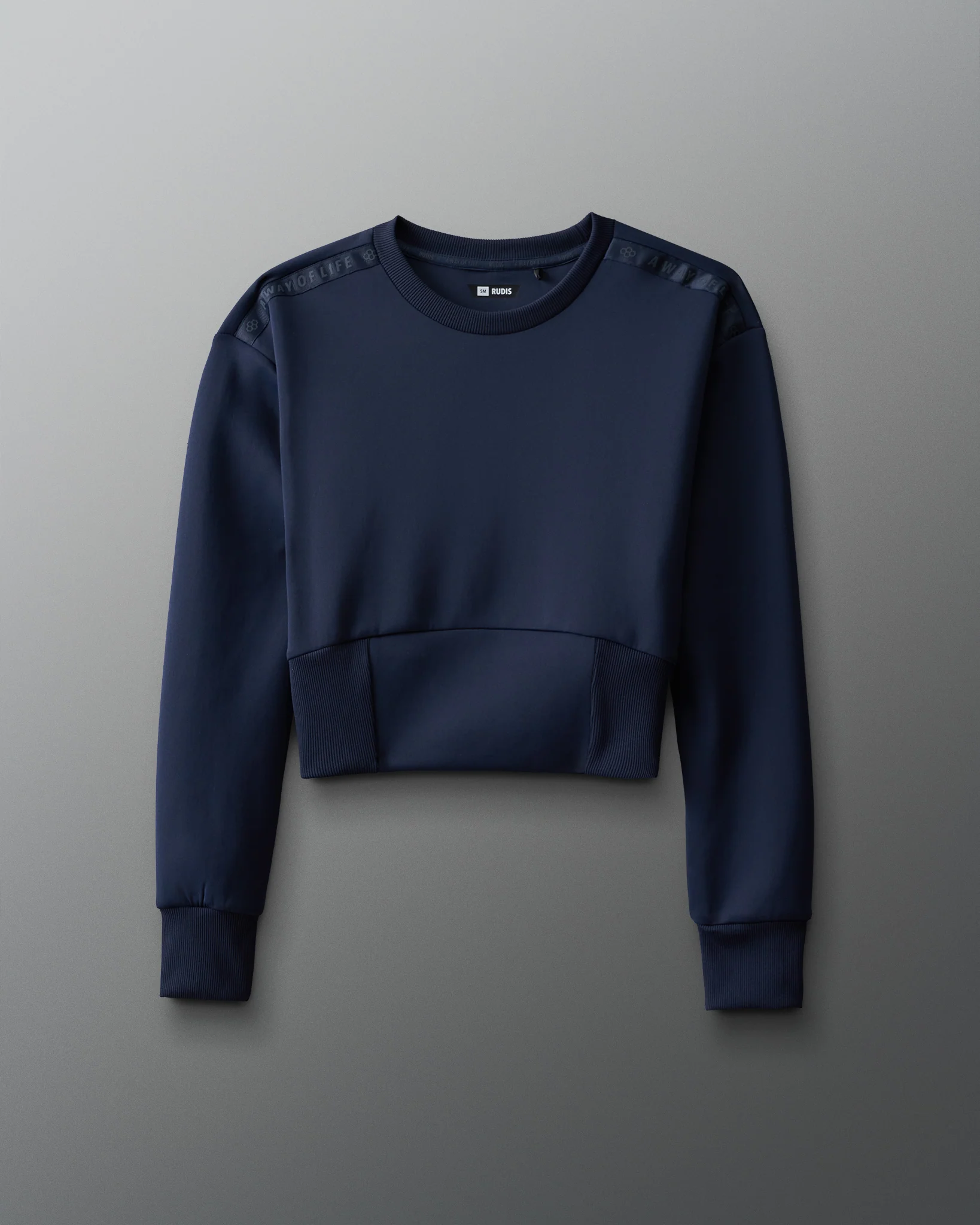 COOL-FEEL Women's Fitted Crew - Navy