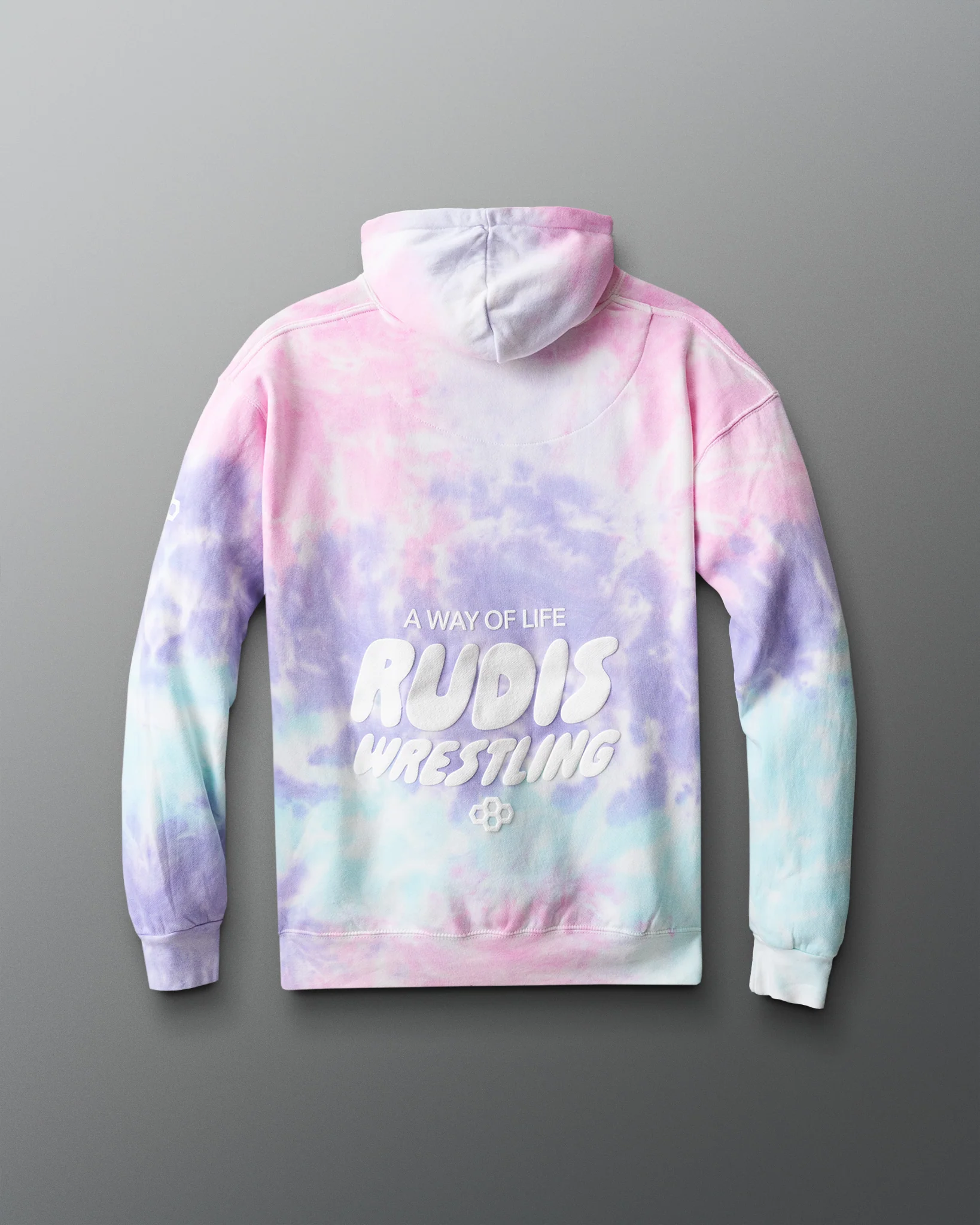 Cotton Candy Tie Dye Hoodie - Image 2