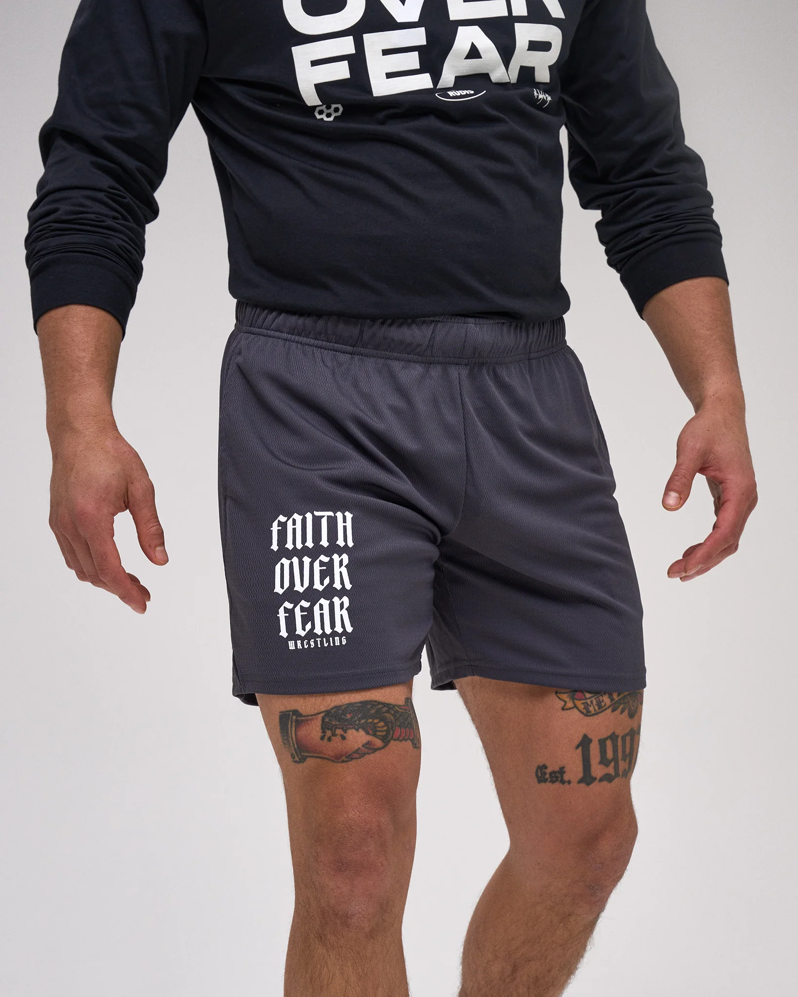Faith Over Fear 6" 2.0 Mesh Shorts - Image 3