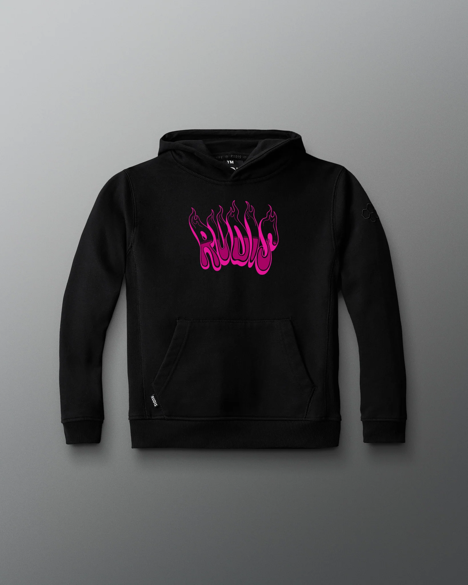 Flame Branded Youth Hoodie - Image 2