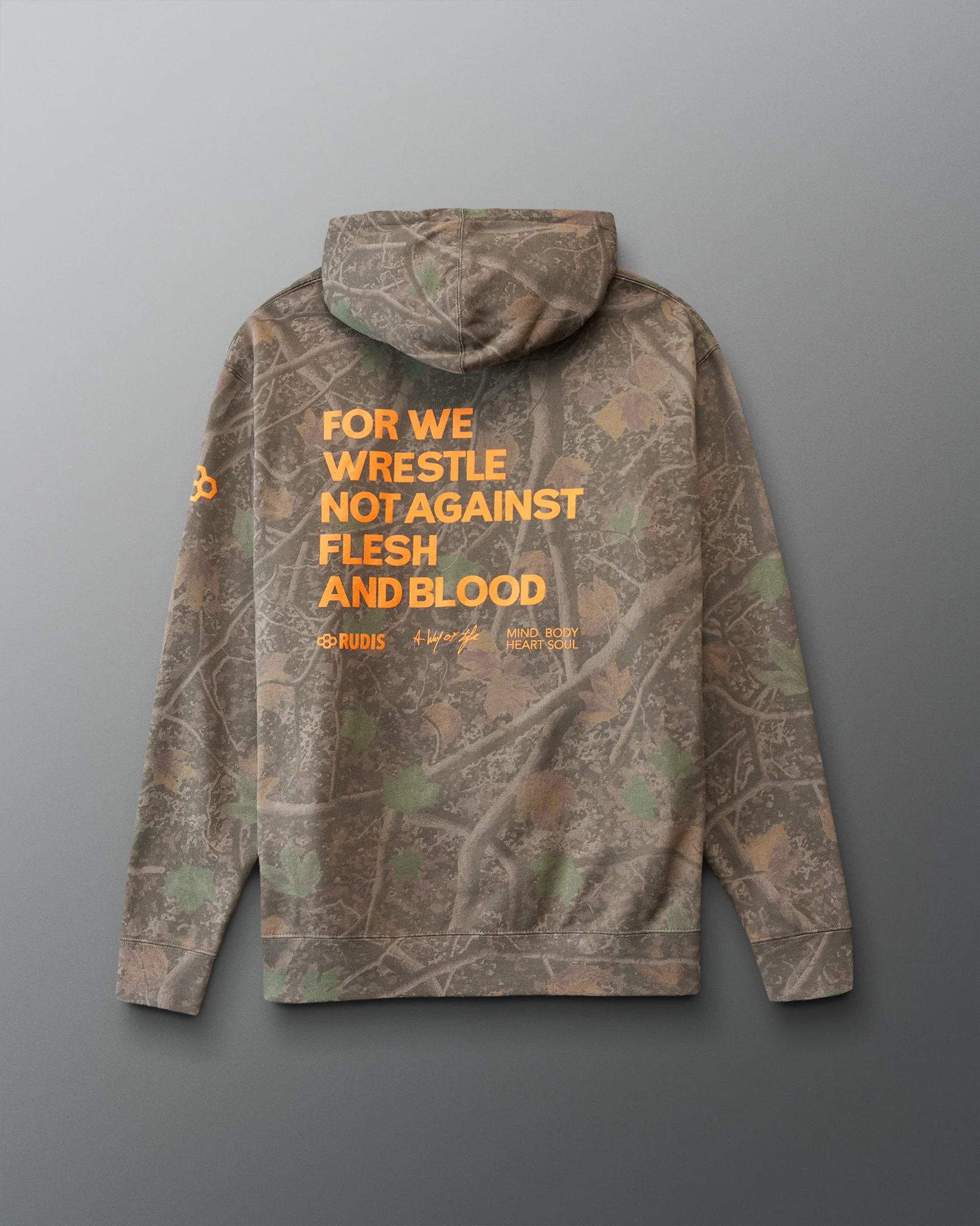 FOR WE WRESTLE Tradition Hoodie - Image 4