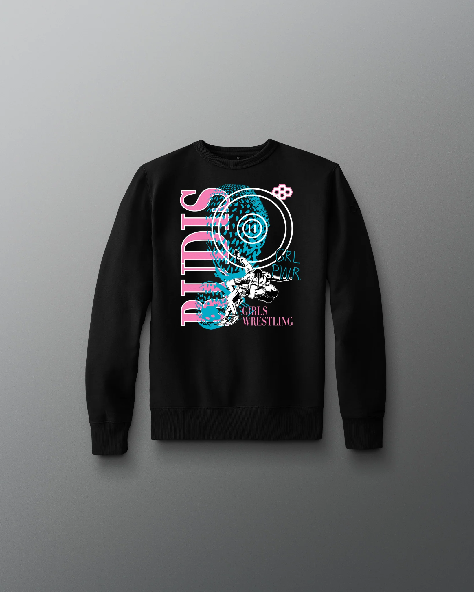 Girl Power Wrestling Youth Comfort Fleece Crewneck