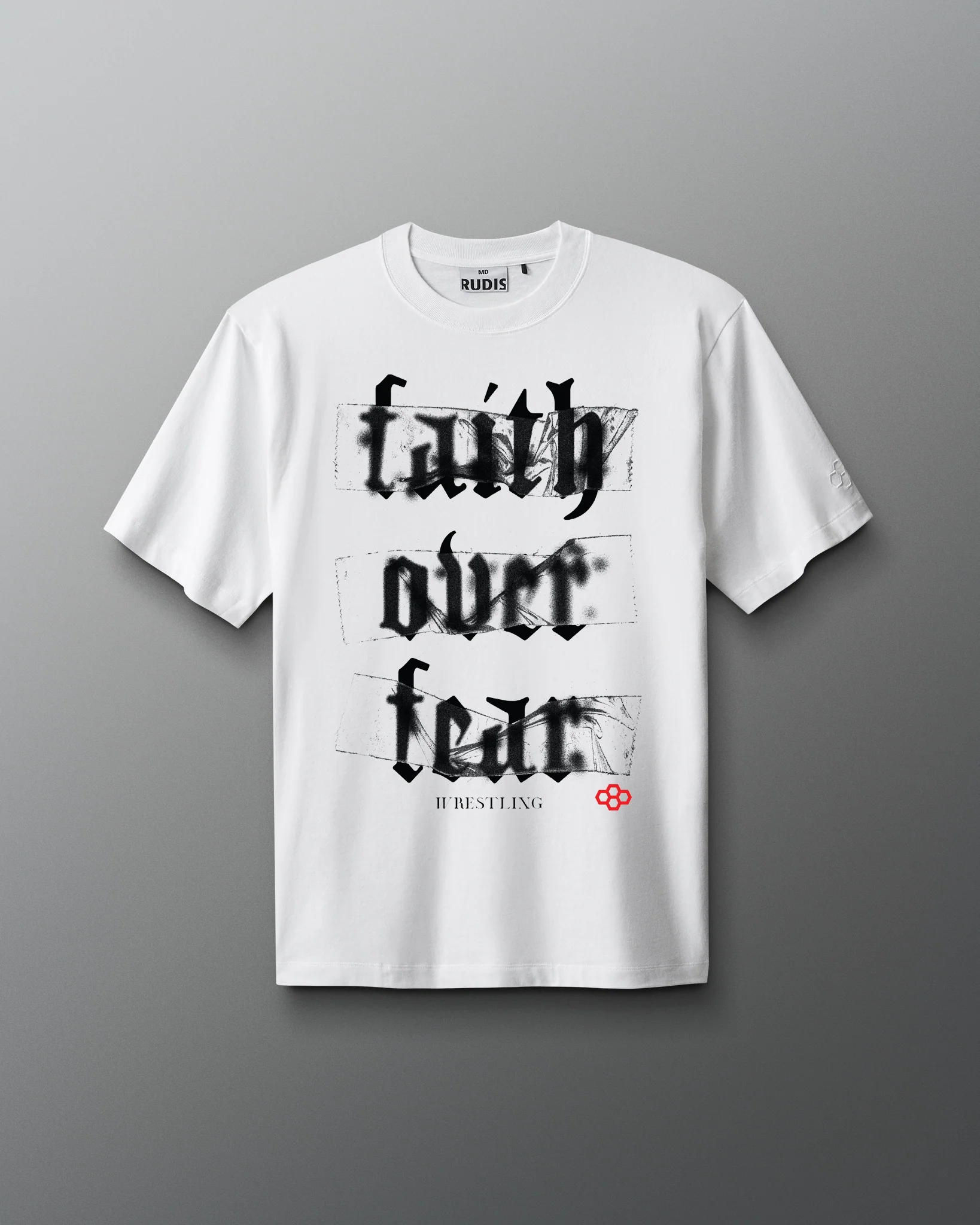 Gothic Faith Over Fear Heavyweight T-Shirt