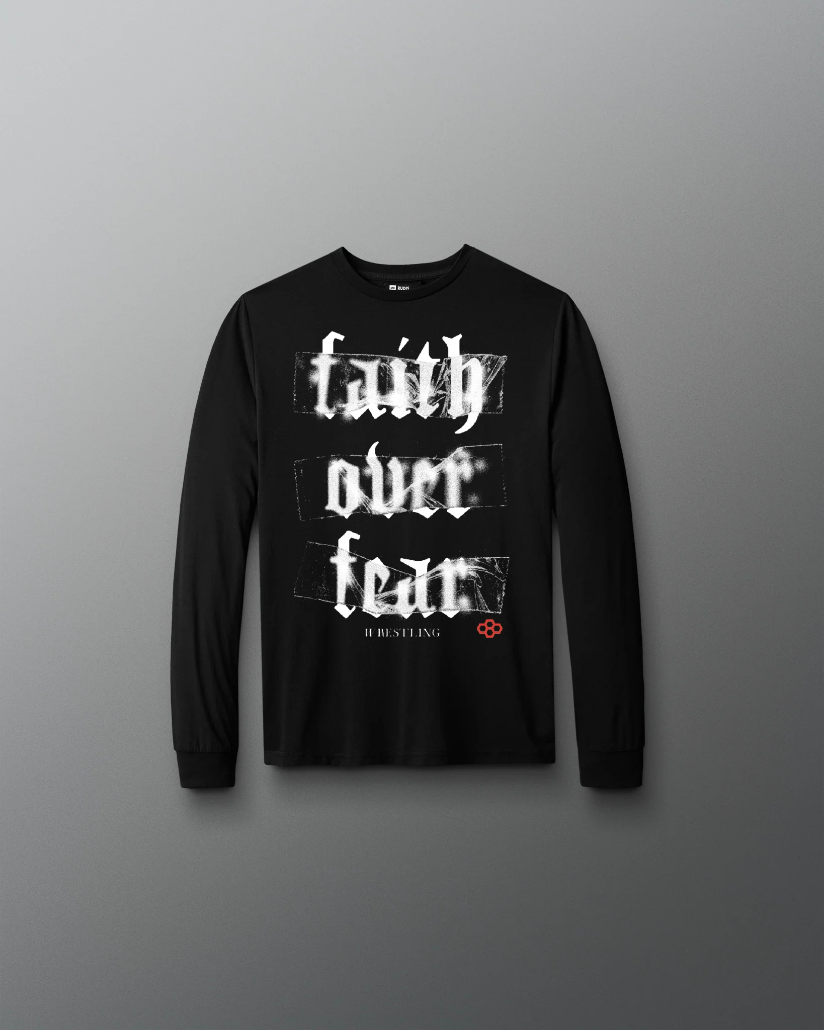 Gothic Faith Over Fear Youth Elite Super Soft Long Sleeve