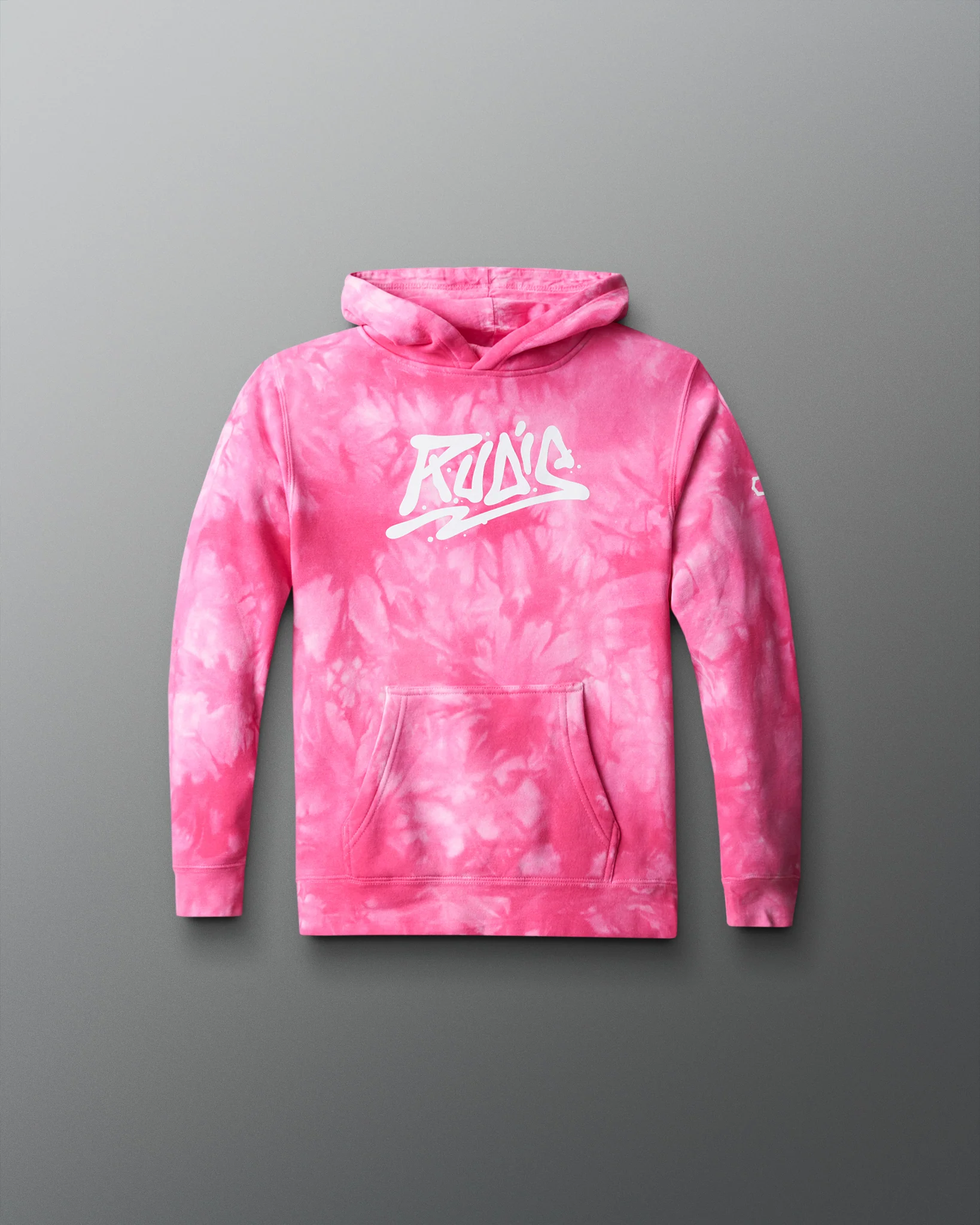 Graffiti Wordmark Tie-Dye Youth Hoodie