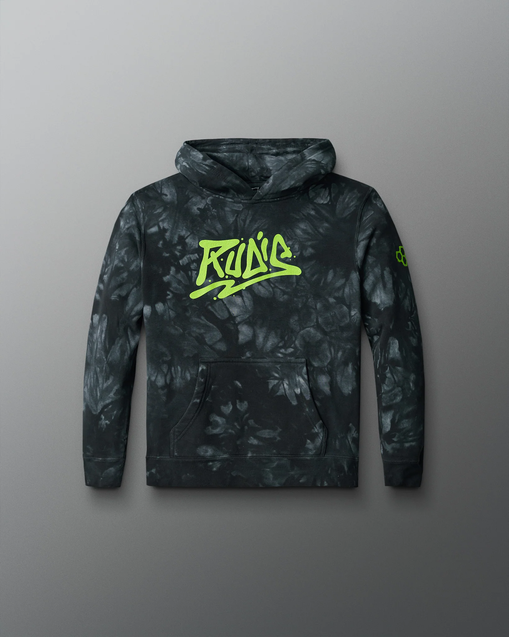 Graffiti Wordmark Tie-Dye Youth Hoodie - Image 3