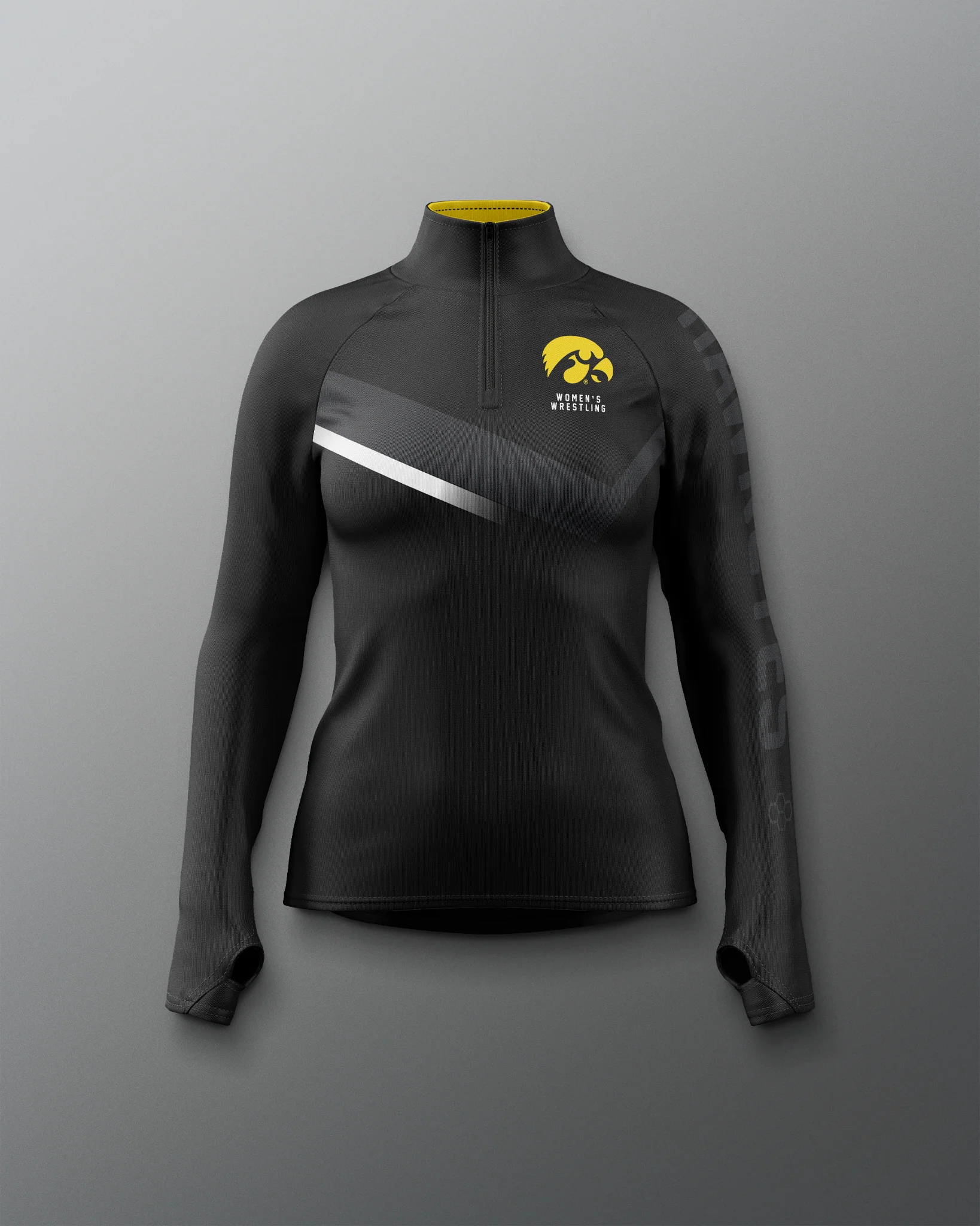 Iowa Wrestling Sublimated Women's Elite 1/4 Zip