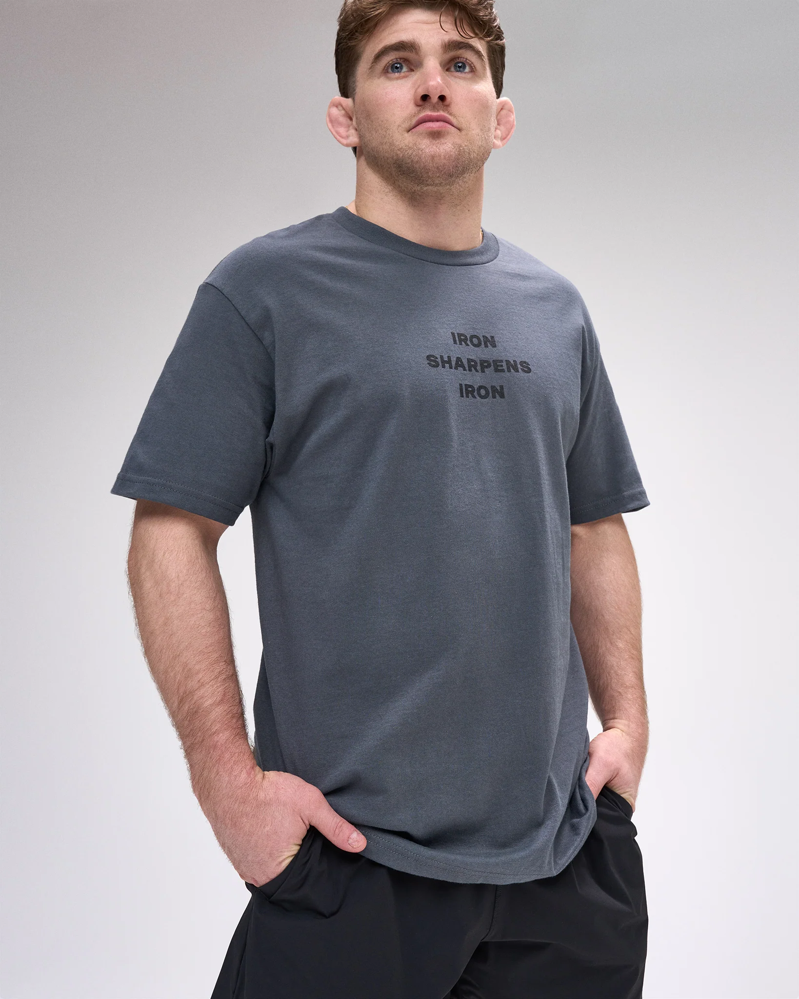 IRON SHARPENS IRON Heavyweight T-Shirt - Image 5