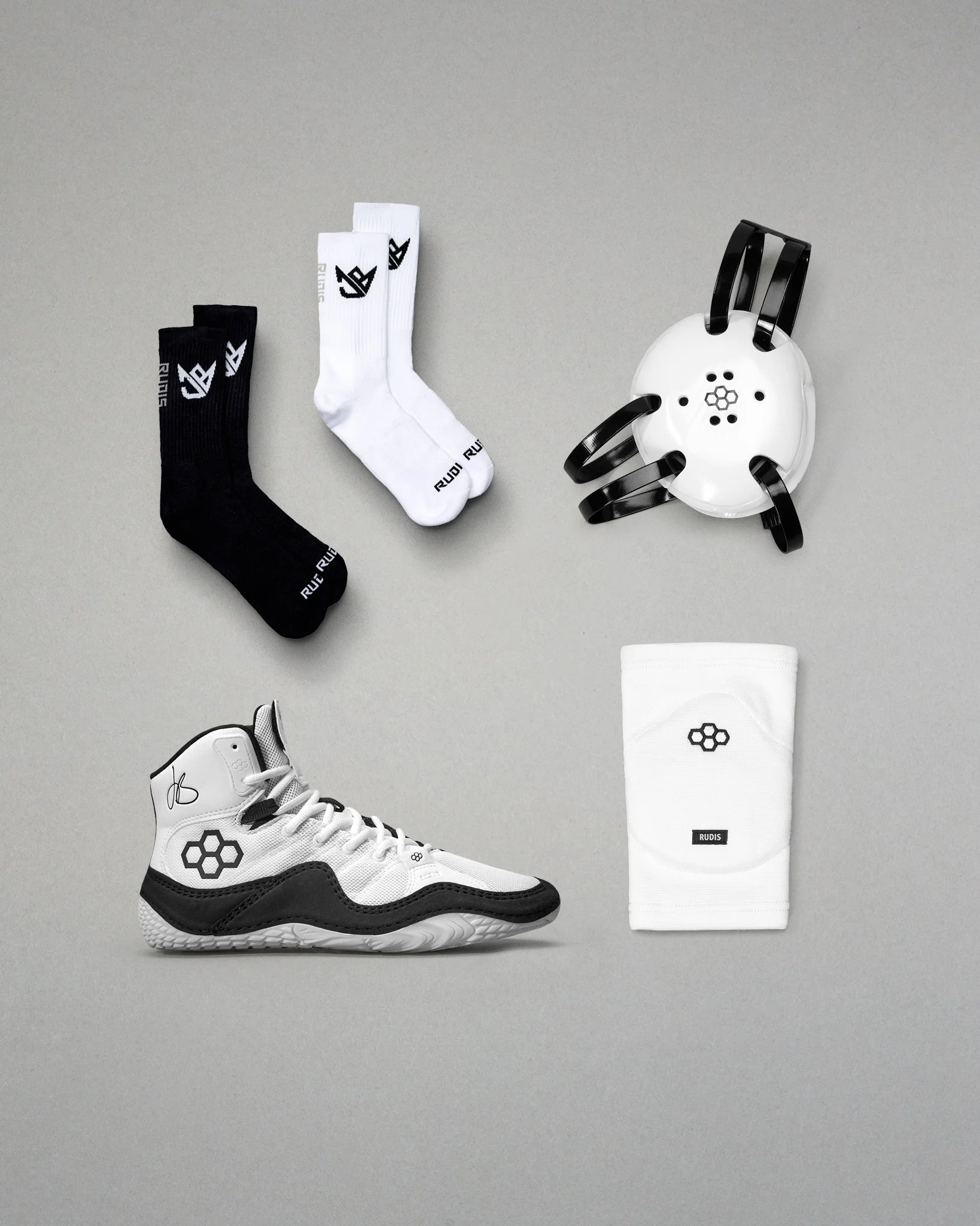 JB1 Adult Wrestling Starter Kit - White