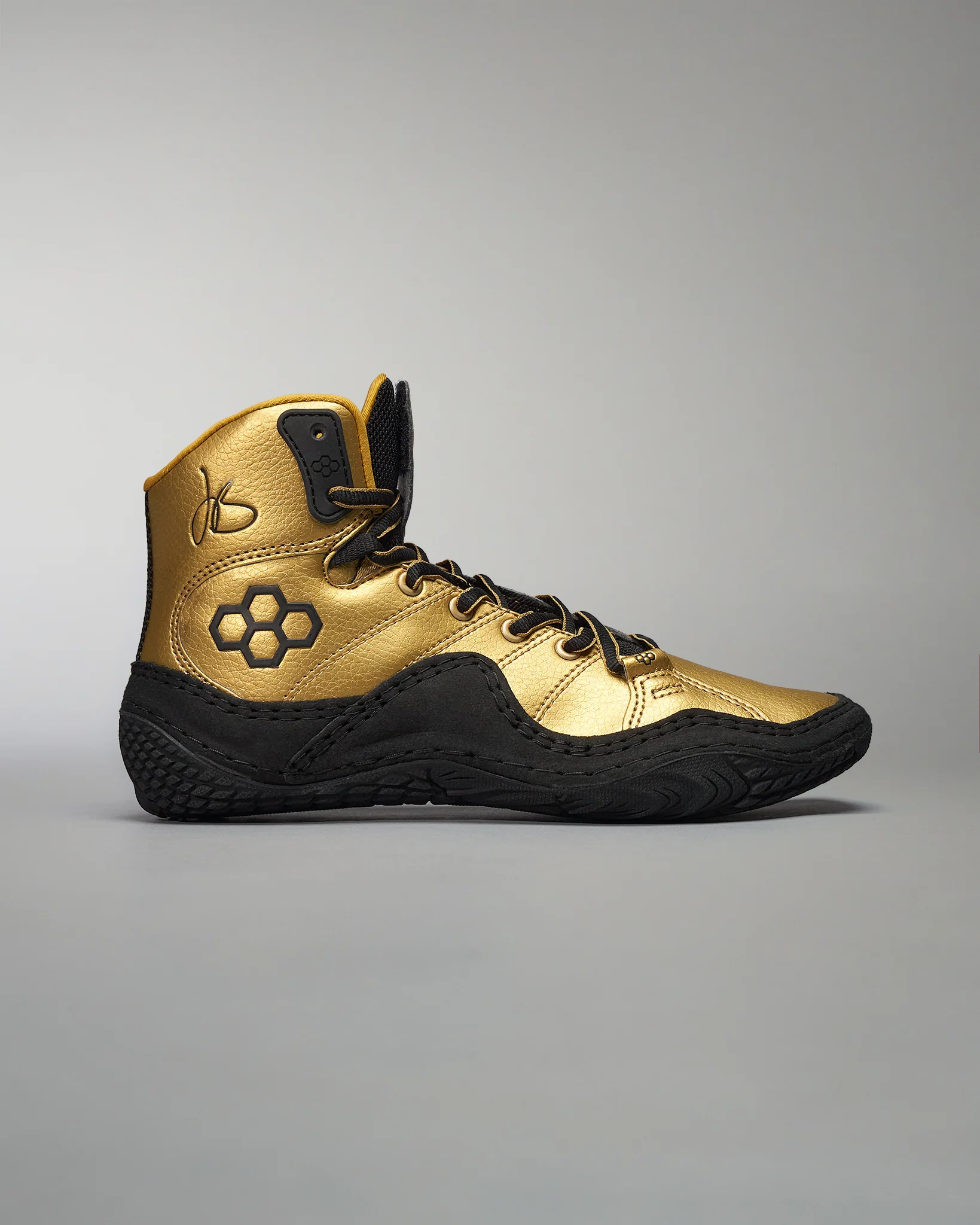 JB1 Adult Wrestling Shoes - ALLISEEISGOLD - GOLD - Image 3