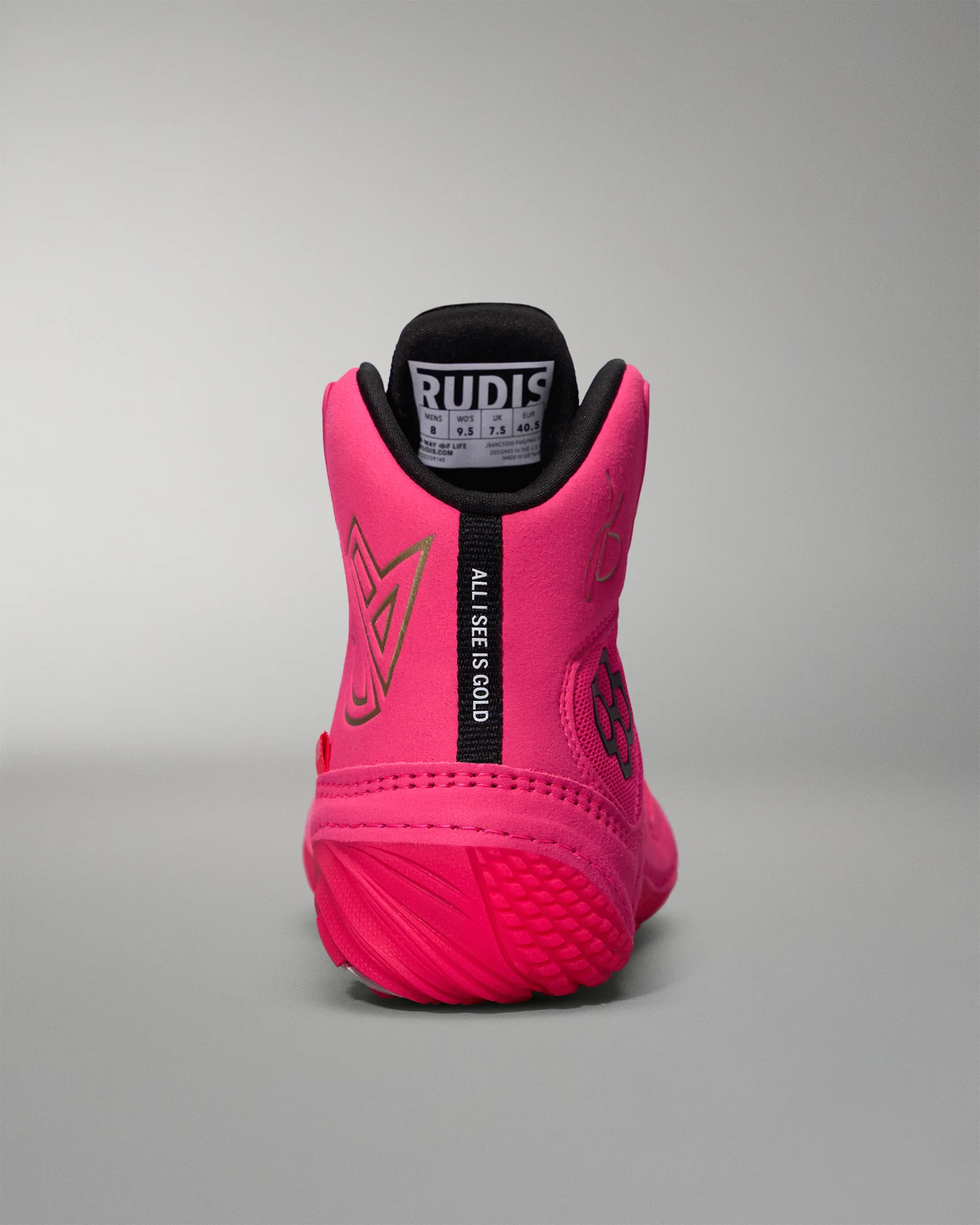 JB1 Adult Wrestling Shoes - Flamingo Pink - Image 7