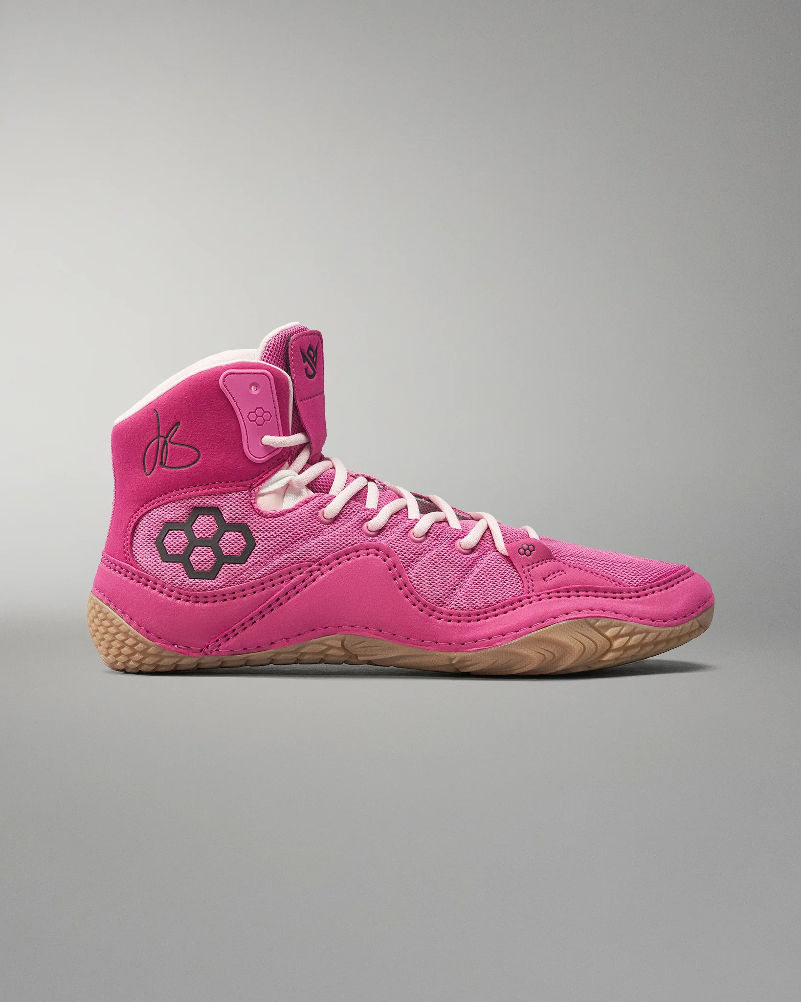 JB1 Adult Wrestling Shoes - Gum Doubles - Image 2