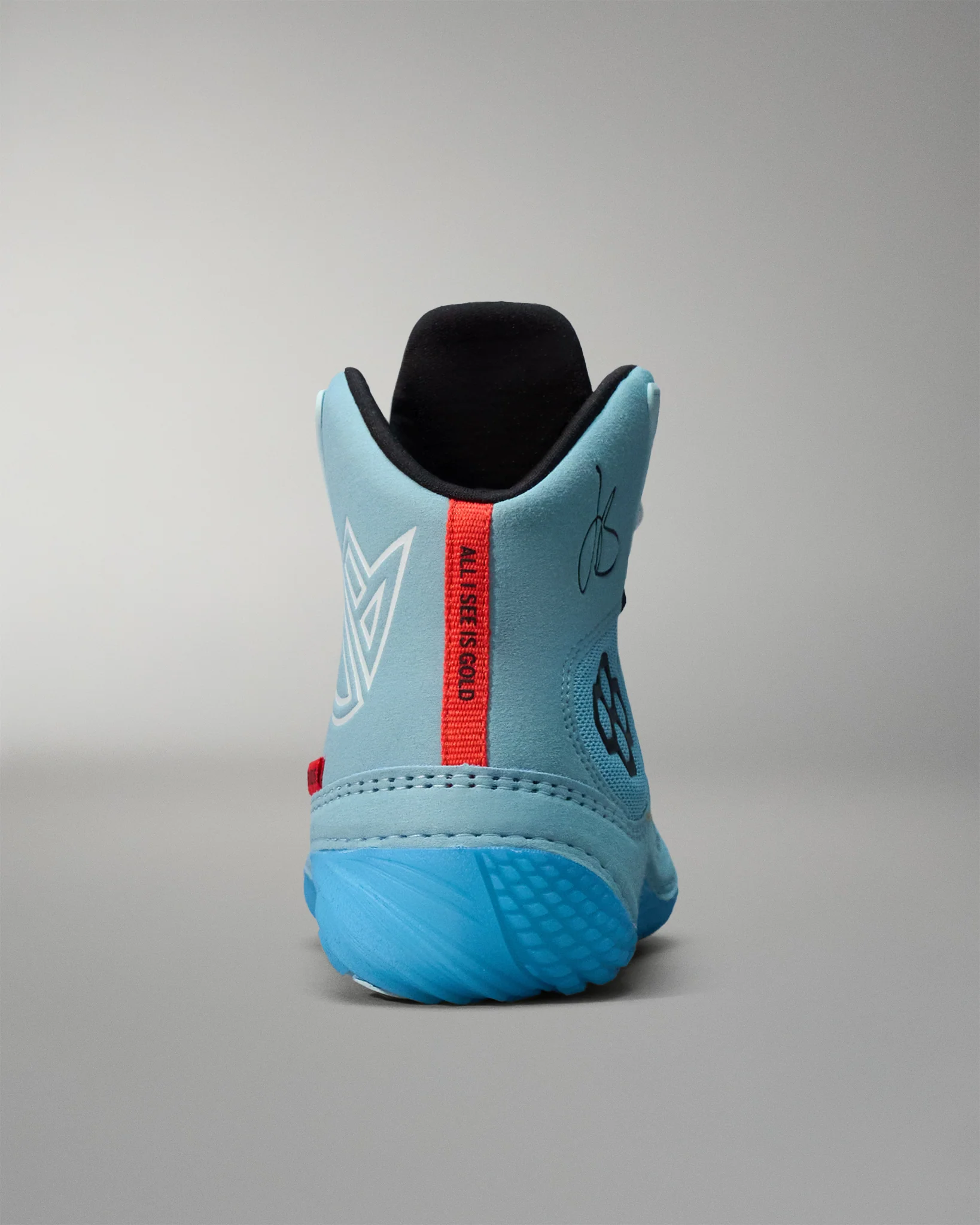 JB1 Adult Wrestling Shoes - Ice Blue - Image 5