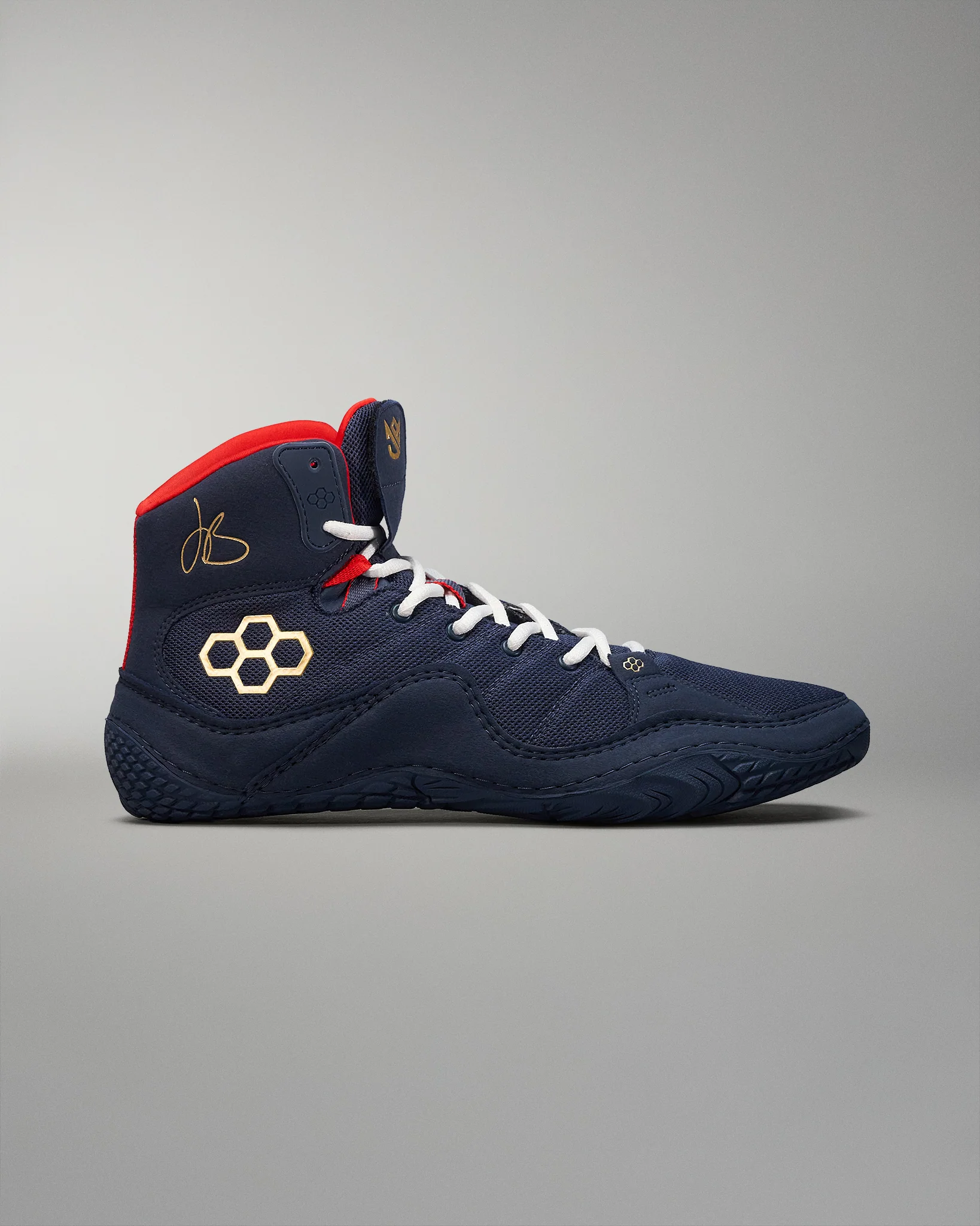 JB1 Adult Wrestling Shoes - Navy - Image 6