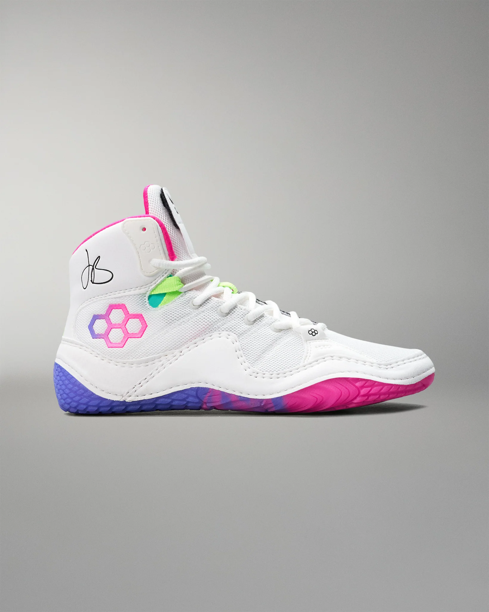 JB1 Adult Wrestling Shoes - Neon Surge - Image 3