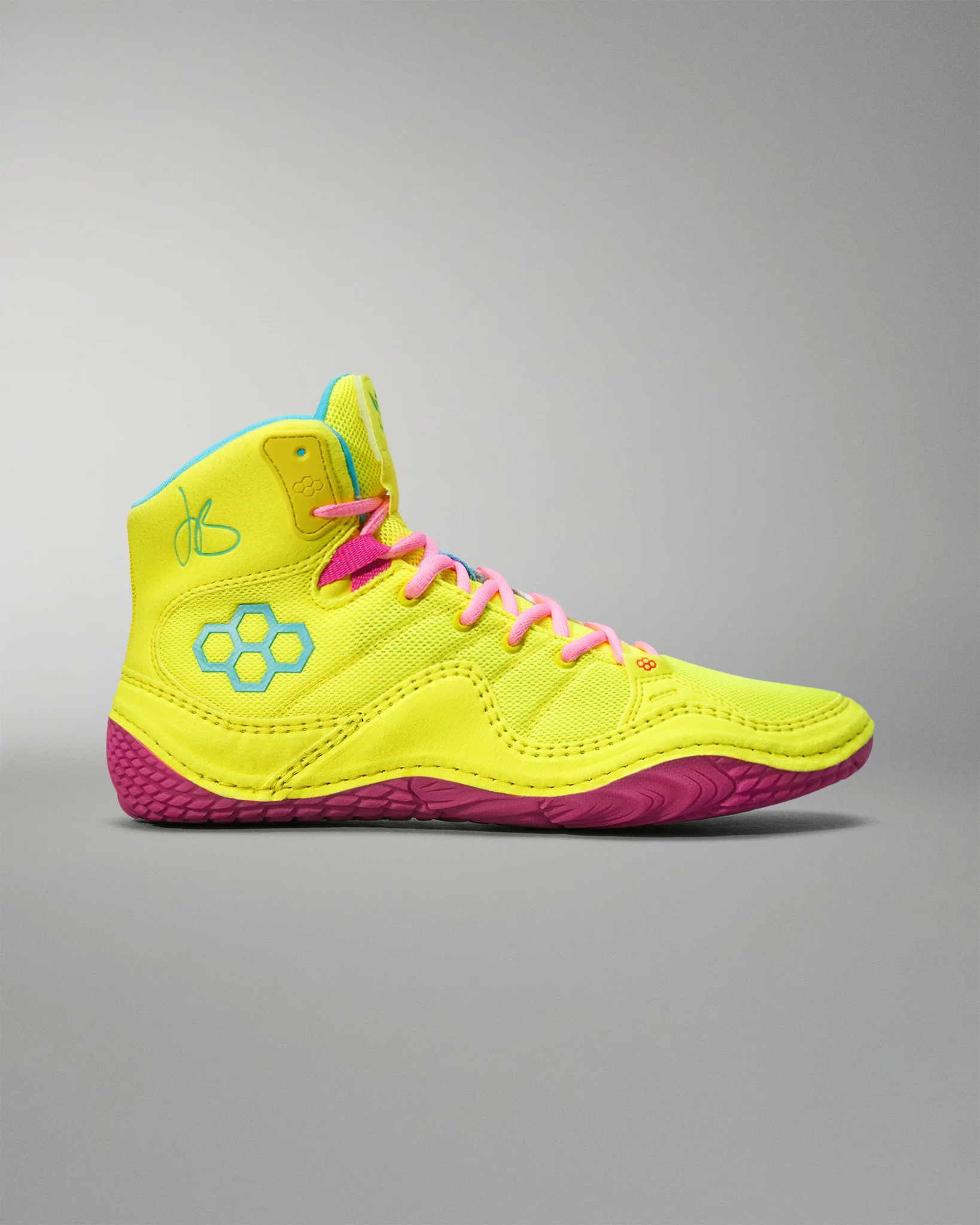 JB1 Adult Wrestling Shoes - Pink Lemonade - Image 4