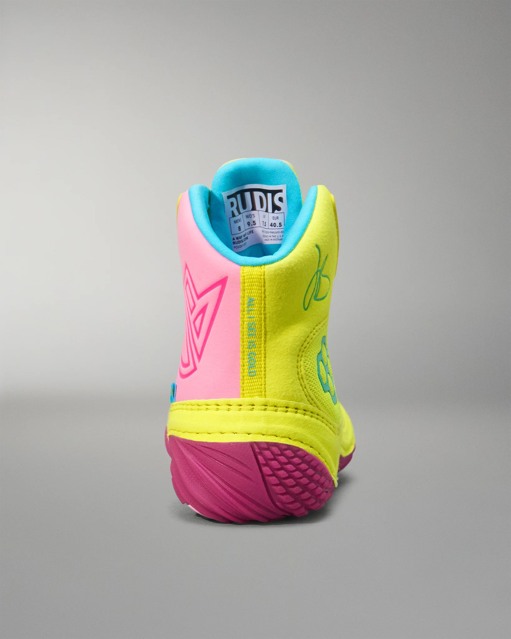 JB1 Adult Wrestling Shoes - Pink Lemonade - Image 7