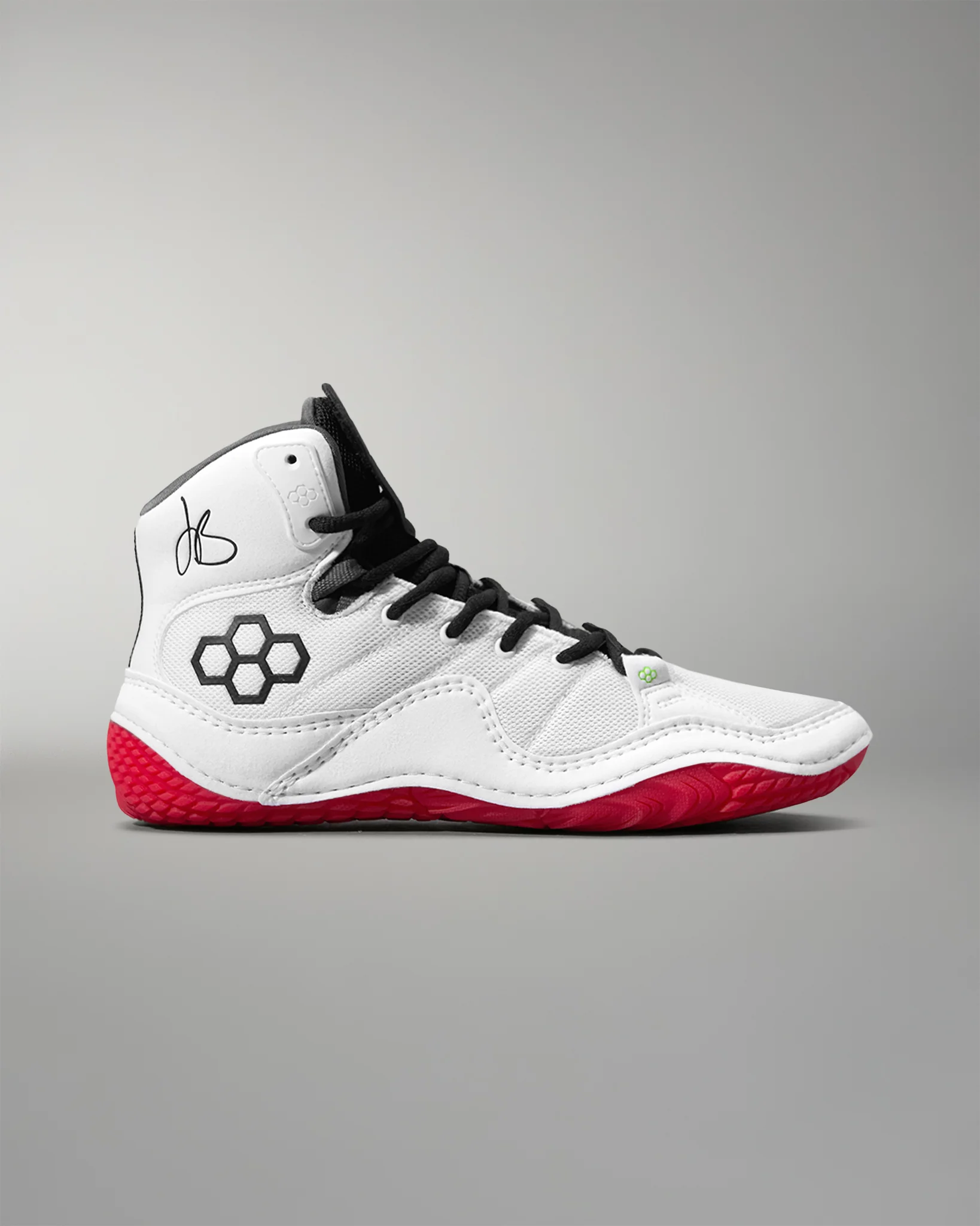 JB1 Adult Wrestling Shoes - White Hot - Image 3
