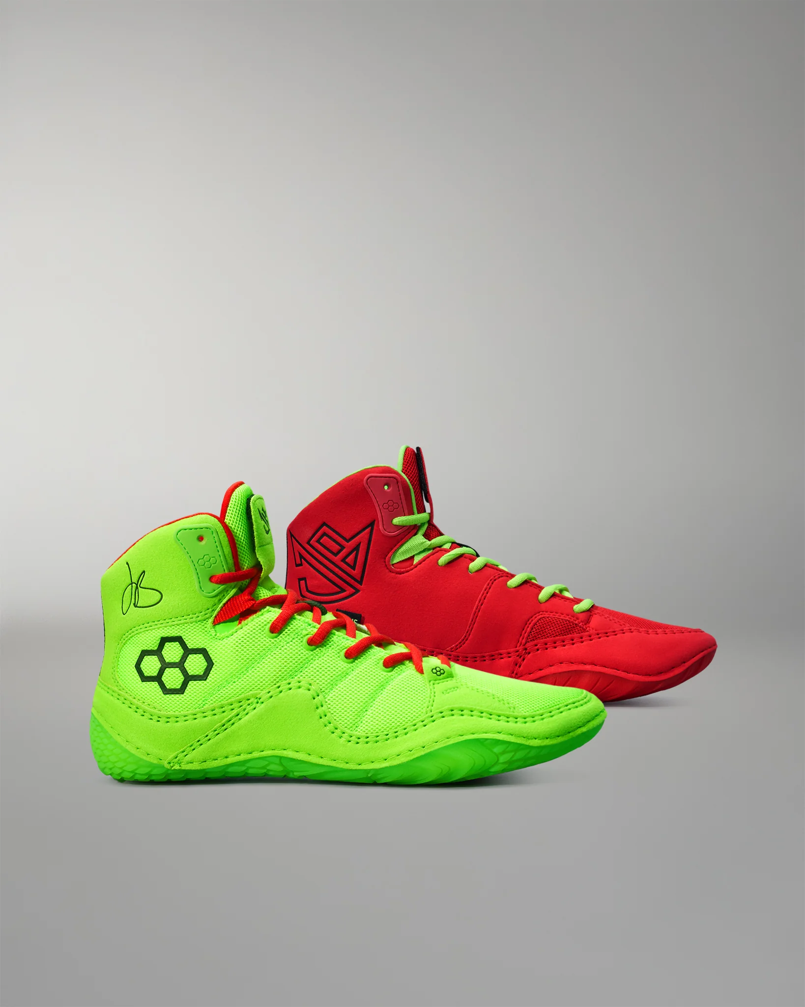 JB1 Signed Adult Wrestling Shoes - Signed Naughty & Nice - Image 3