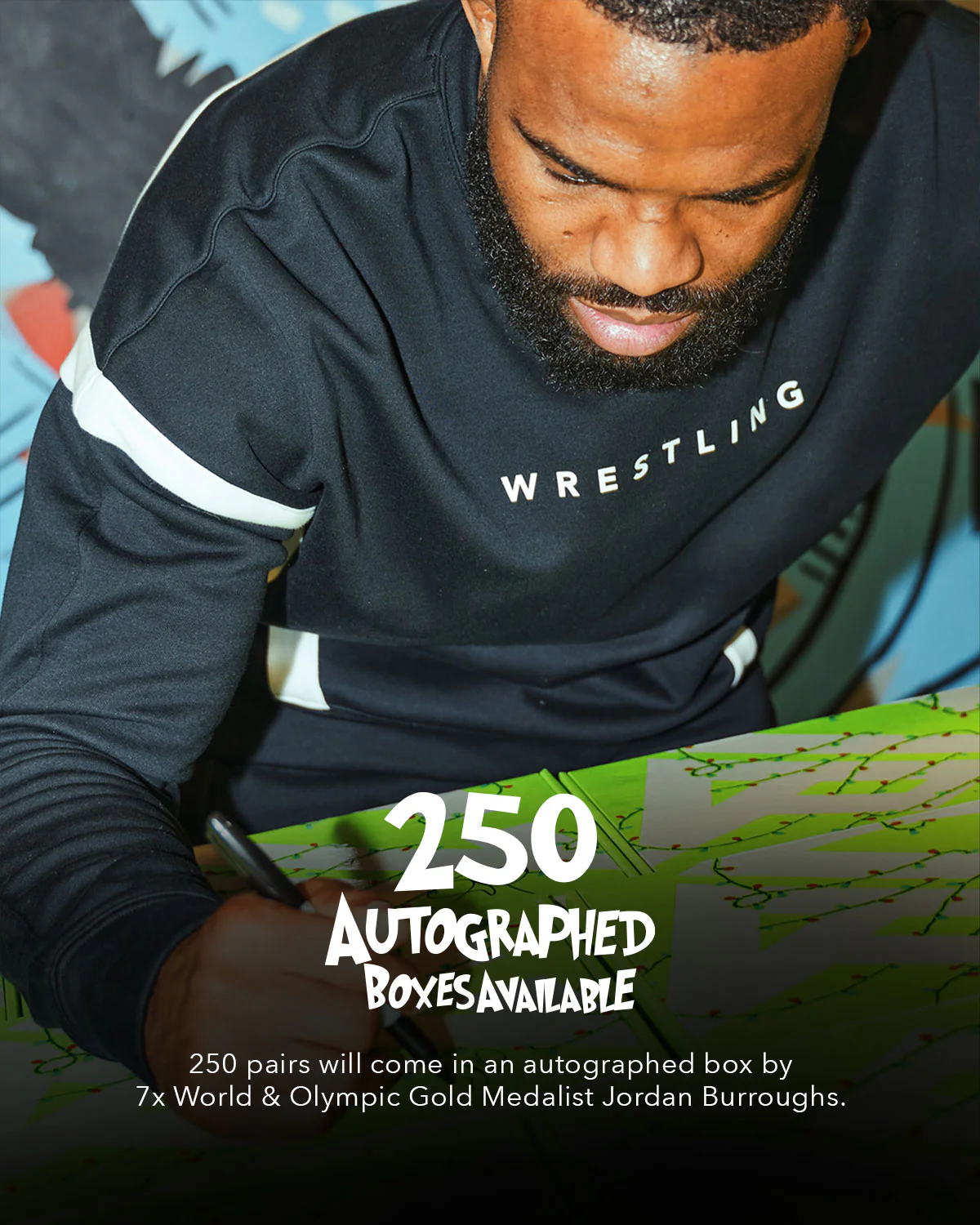 JB1 Signed Youth Wrestling Shoes - Signed Naughty & Nice - Image 2