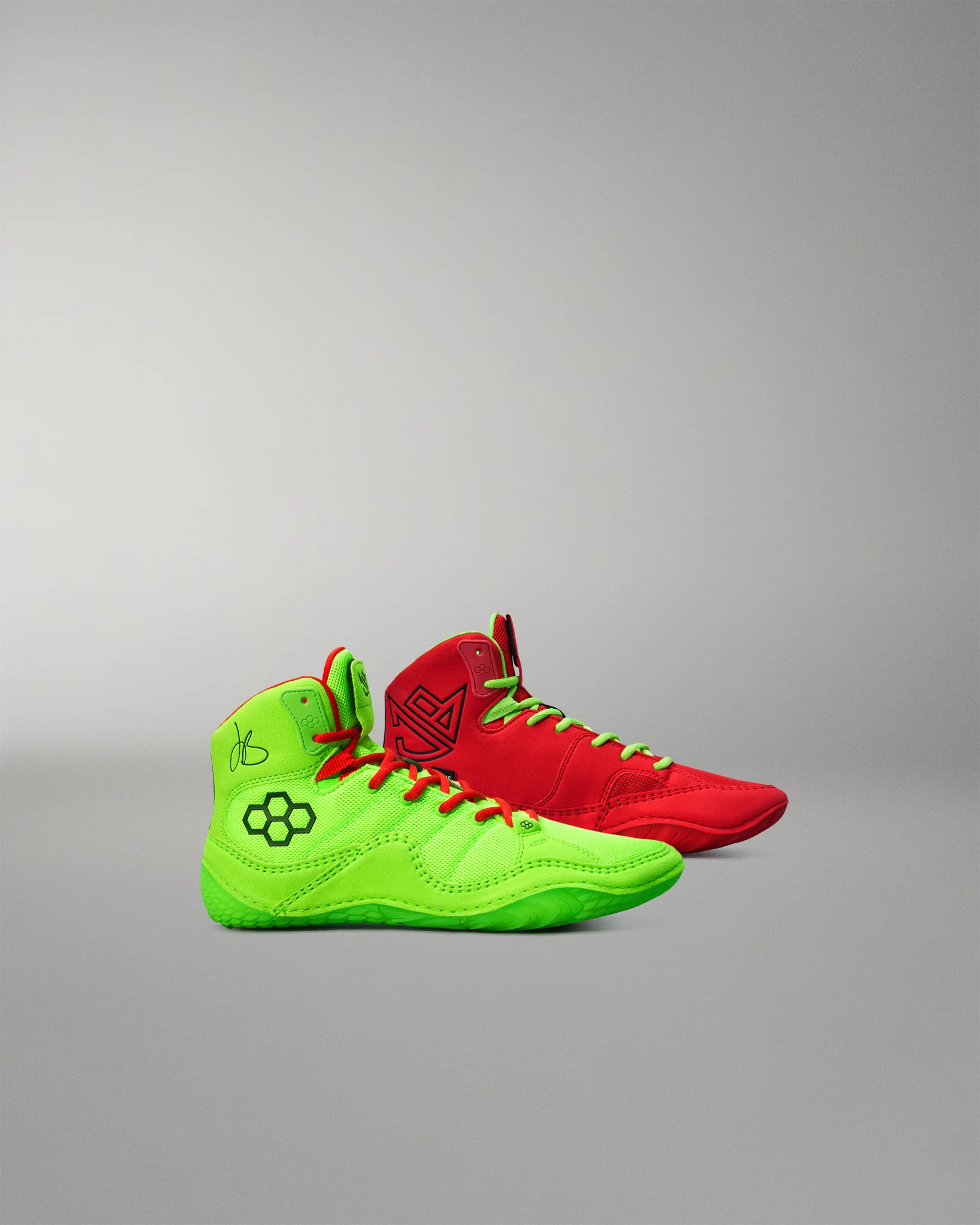 JB1 Signed Youth Wrestling Shoes - Signed Naughty & Nice - Image 3