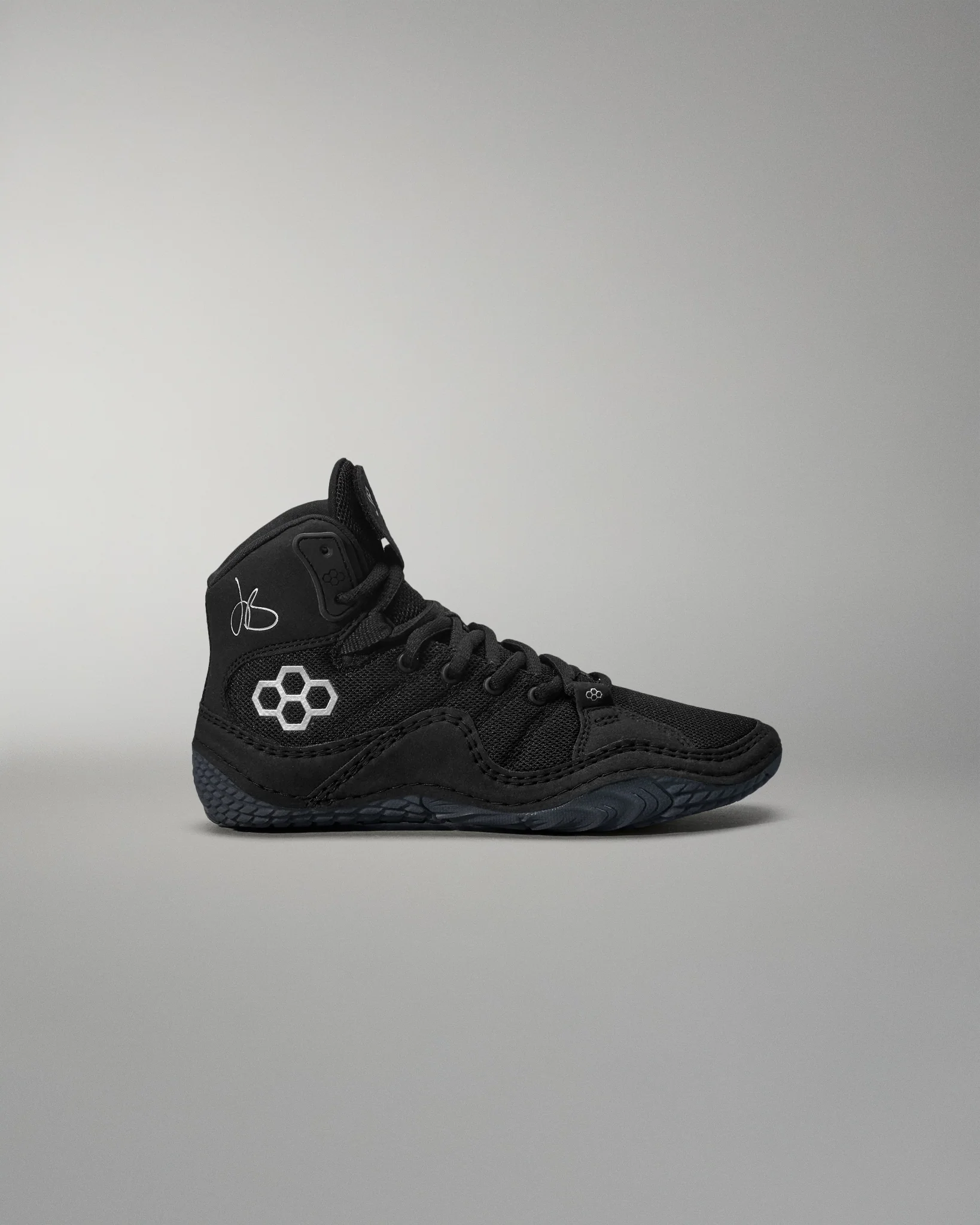 JB1 Youth Wrestling Shoes - Black Metal - Image 2