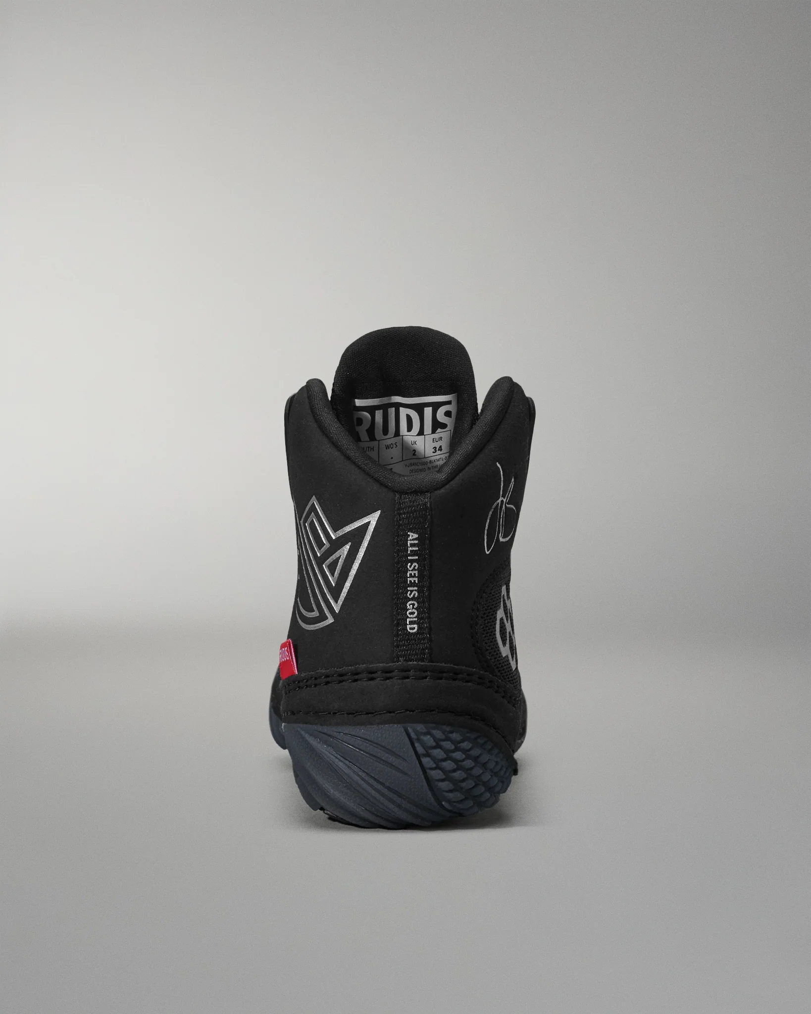 JB1 Youth Wrestling Shoes - Black Metal - Image 5