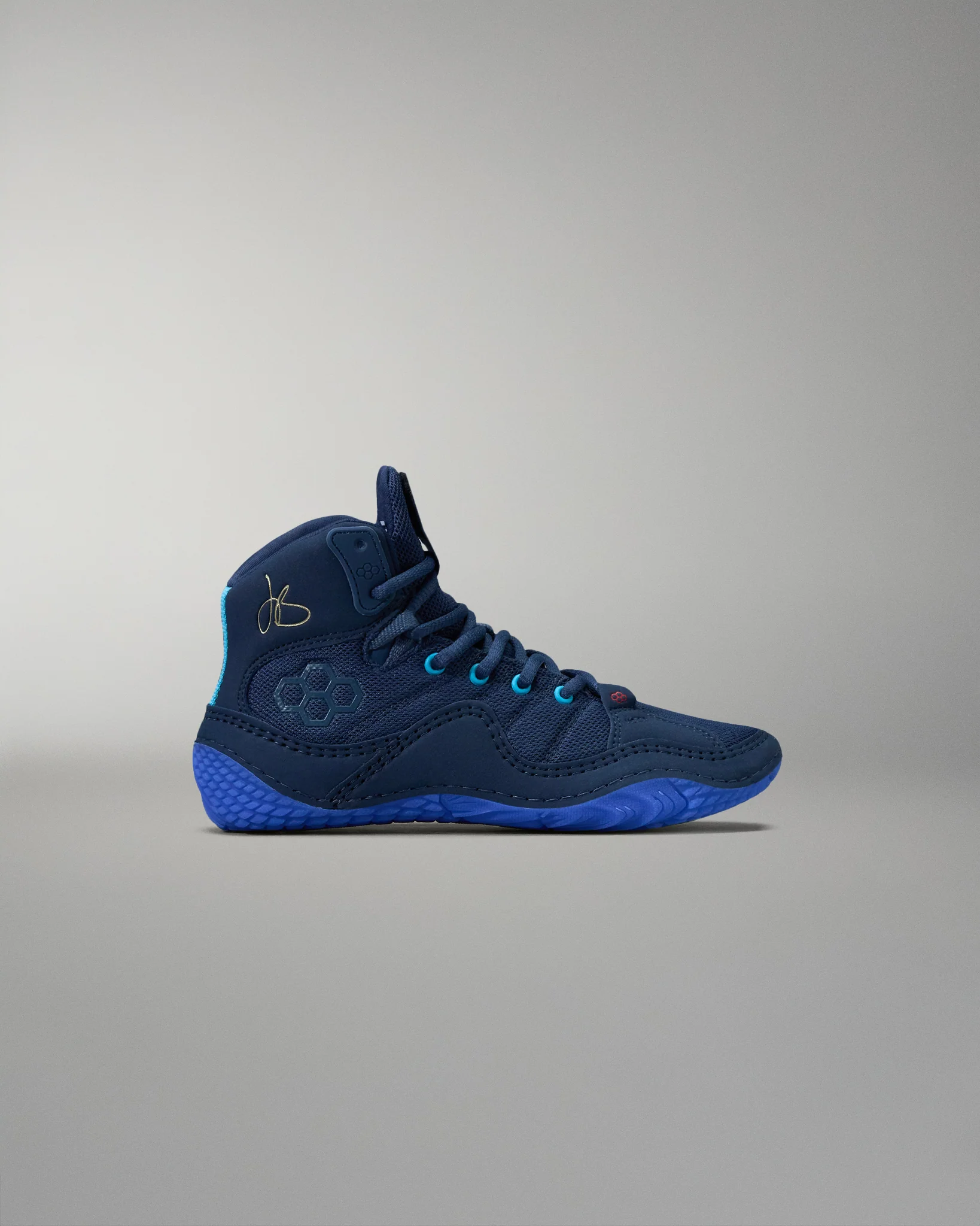 JB1 Youth Wrestling Shoes - Electric Blue - Image 2