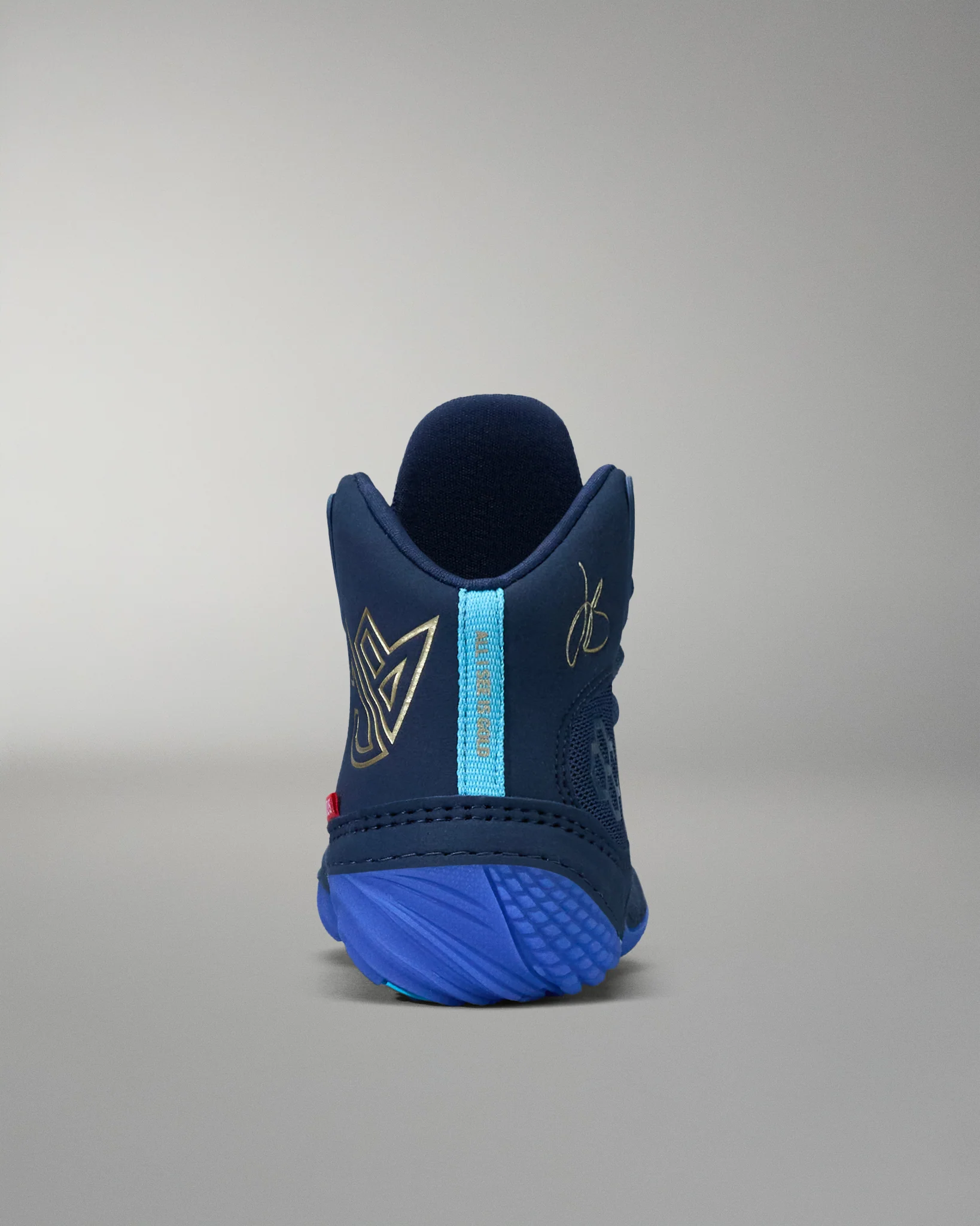 JB1 Youth Wrestling Shoes - Electric Blue - Image 5