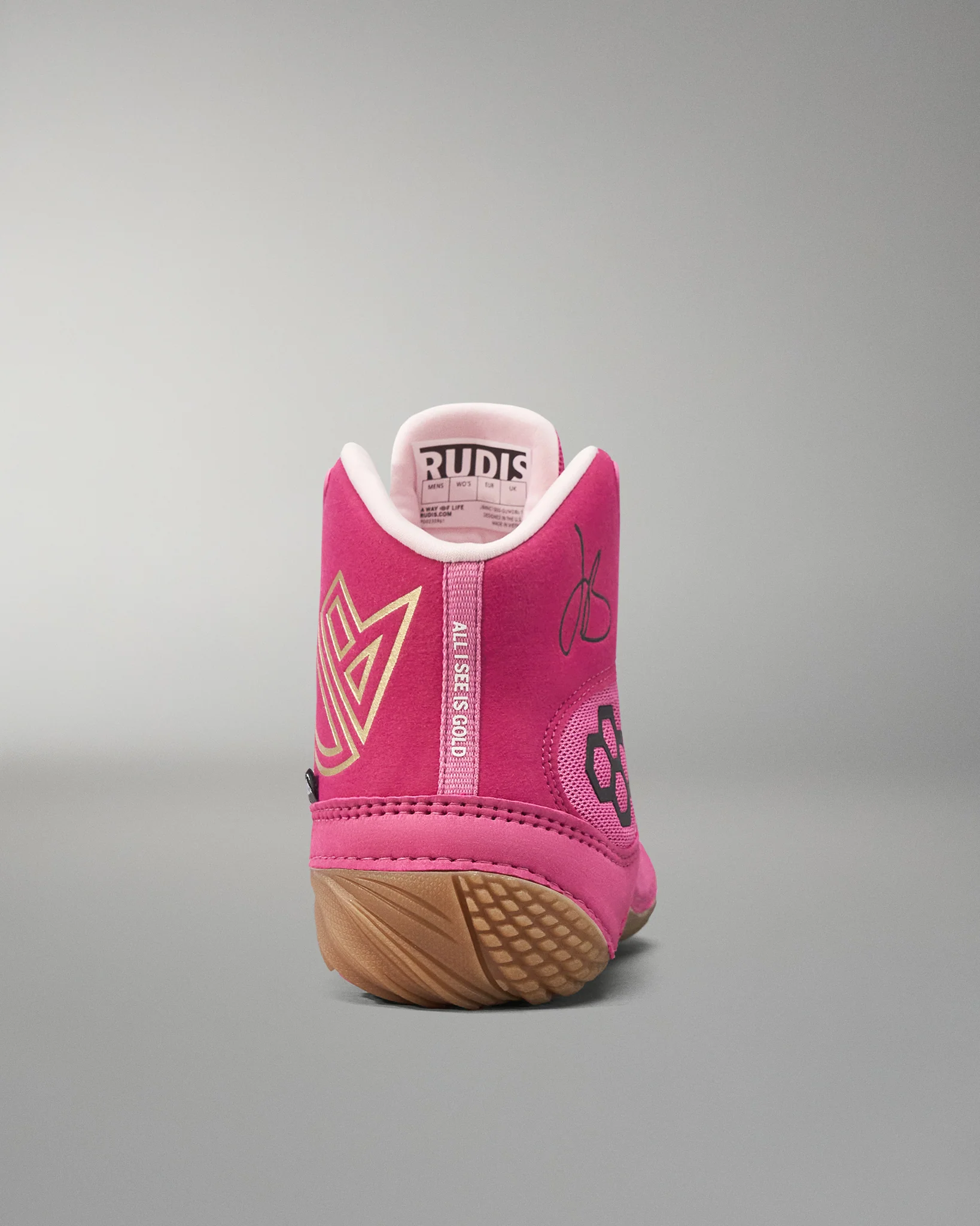 JB1 Youth Wrestling Shoes - Gum Doubles - Image 6