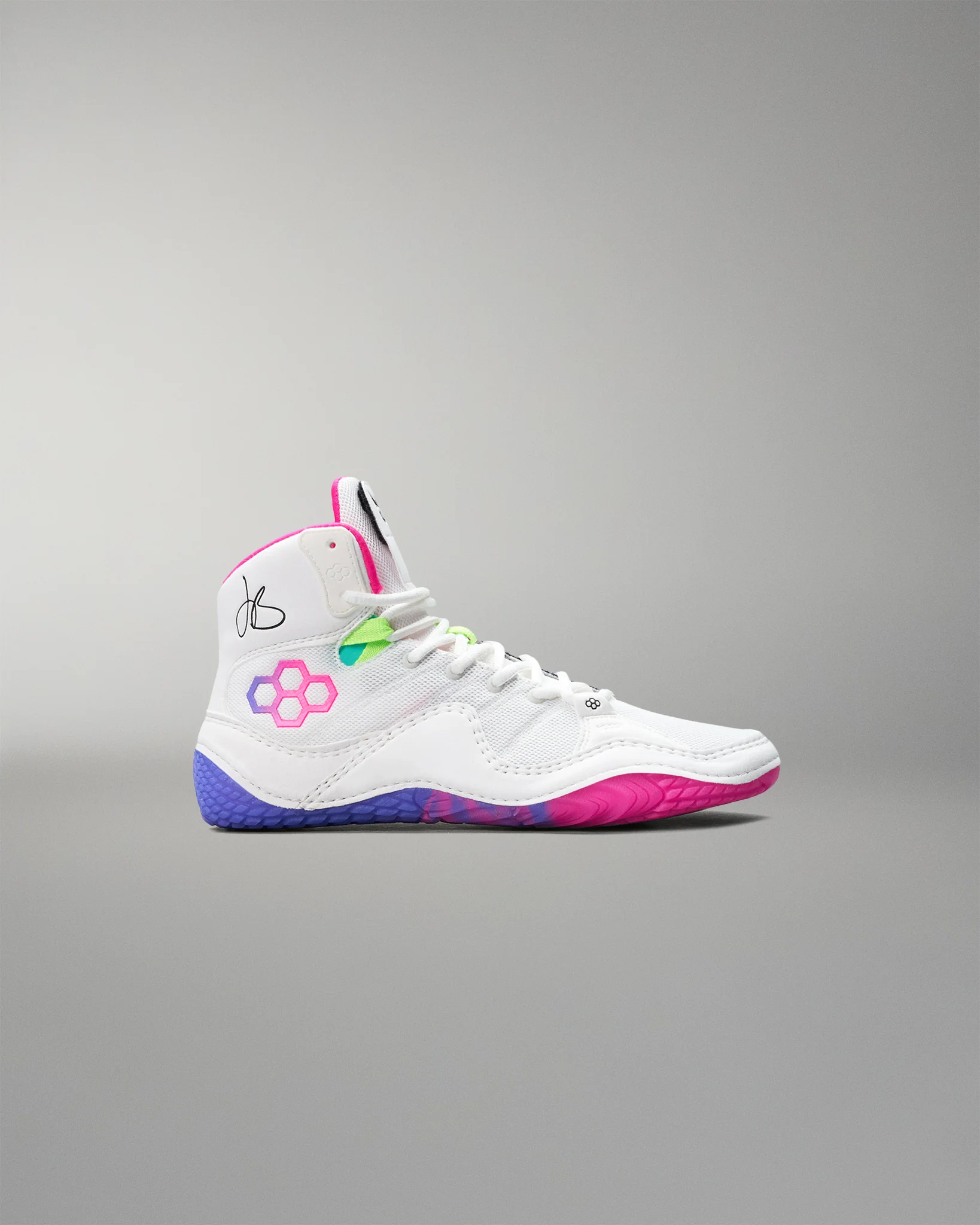 JB1 Youth Wrestling Shoes - Neon Surge - Image 3