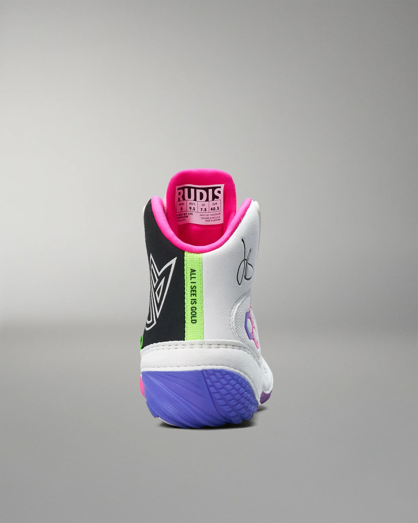 JB1 Youth Wrestling Shoes - Neon Surge - Image 6