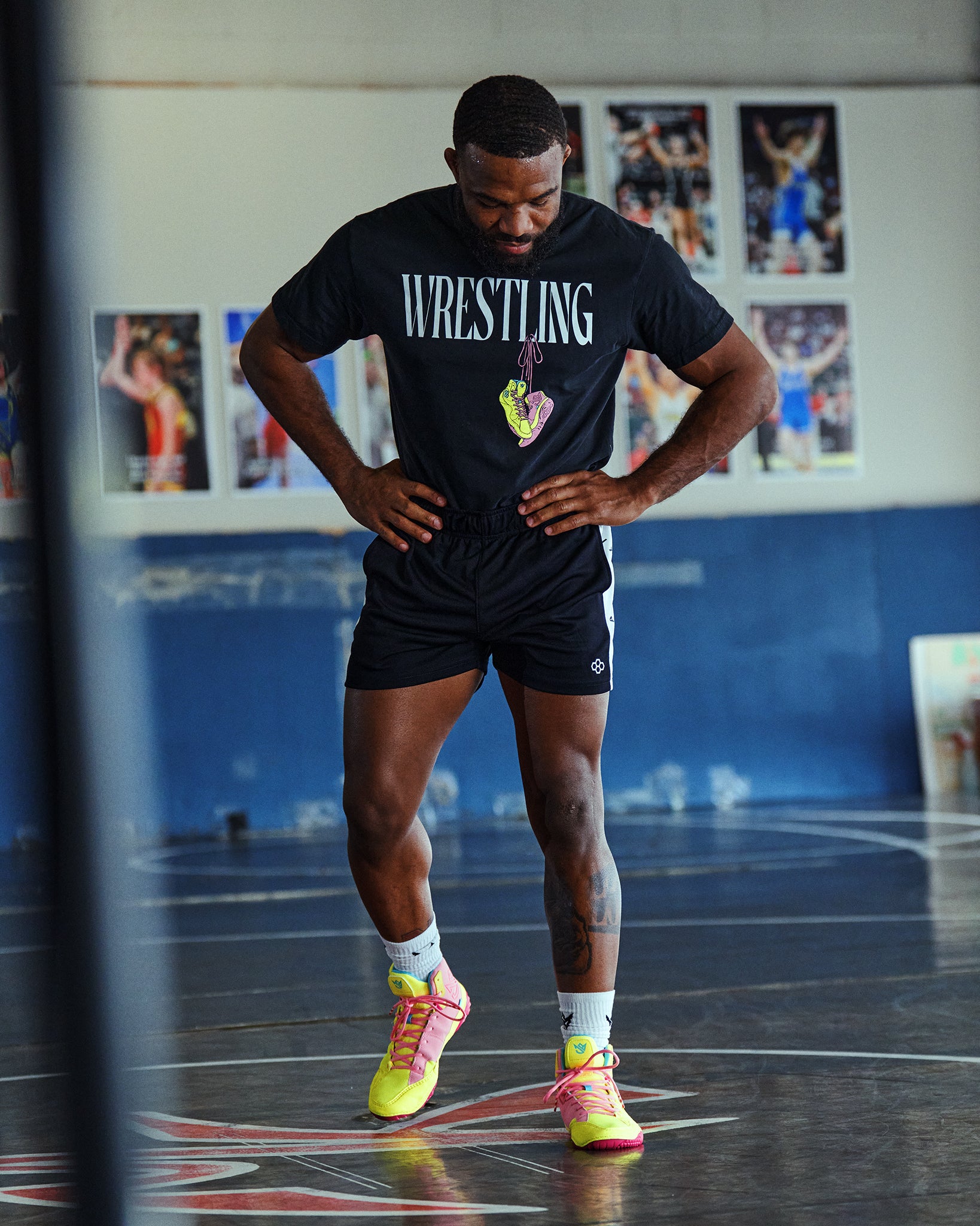JB1 Youth Wrestling Shoes - Pink Lemonade - Image 3