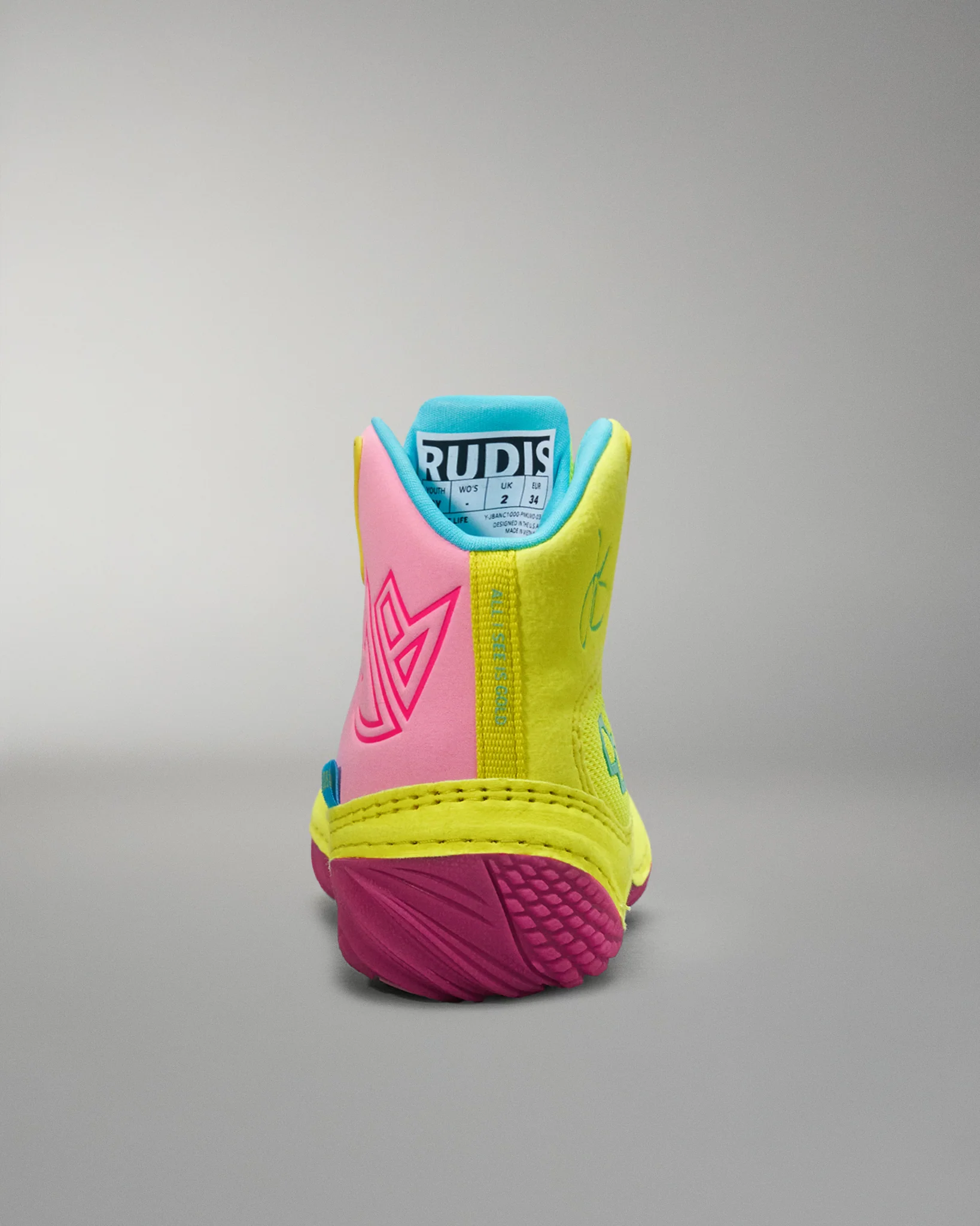 JB1 Youth Wrestling Shoes - Pink Lemonade - Image 7