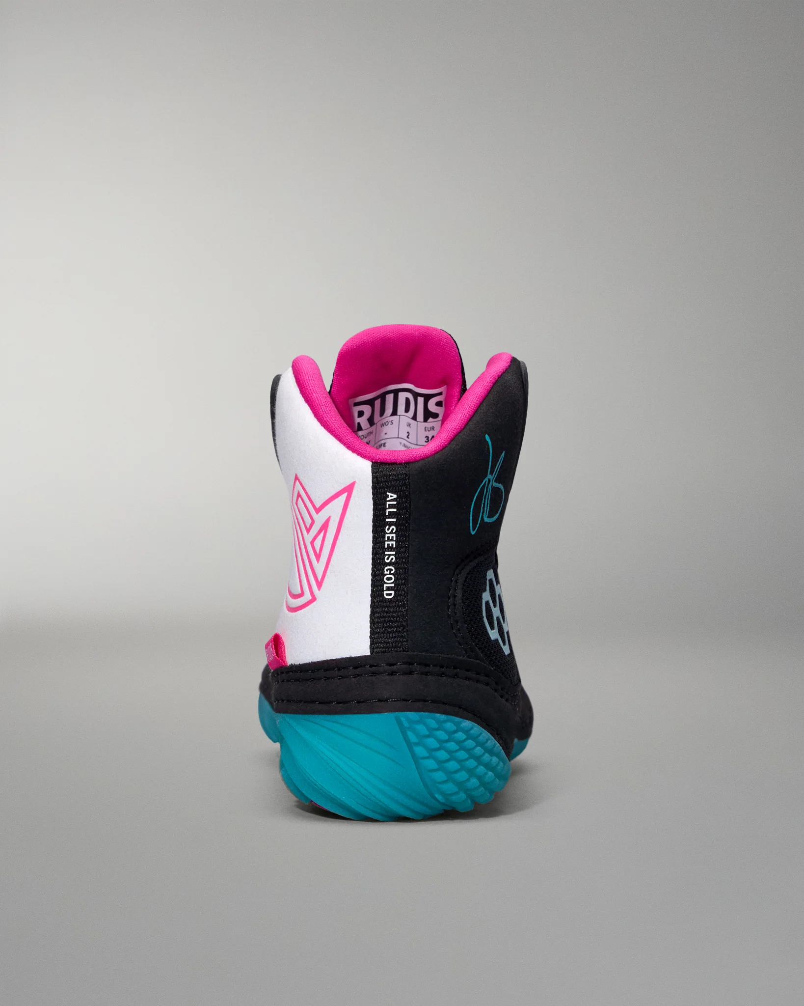 JB1 Youth Wrestling Shoes - South Beach - Image 5