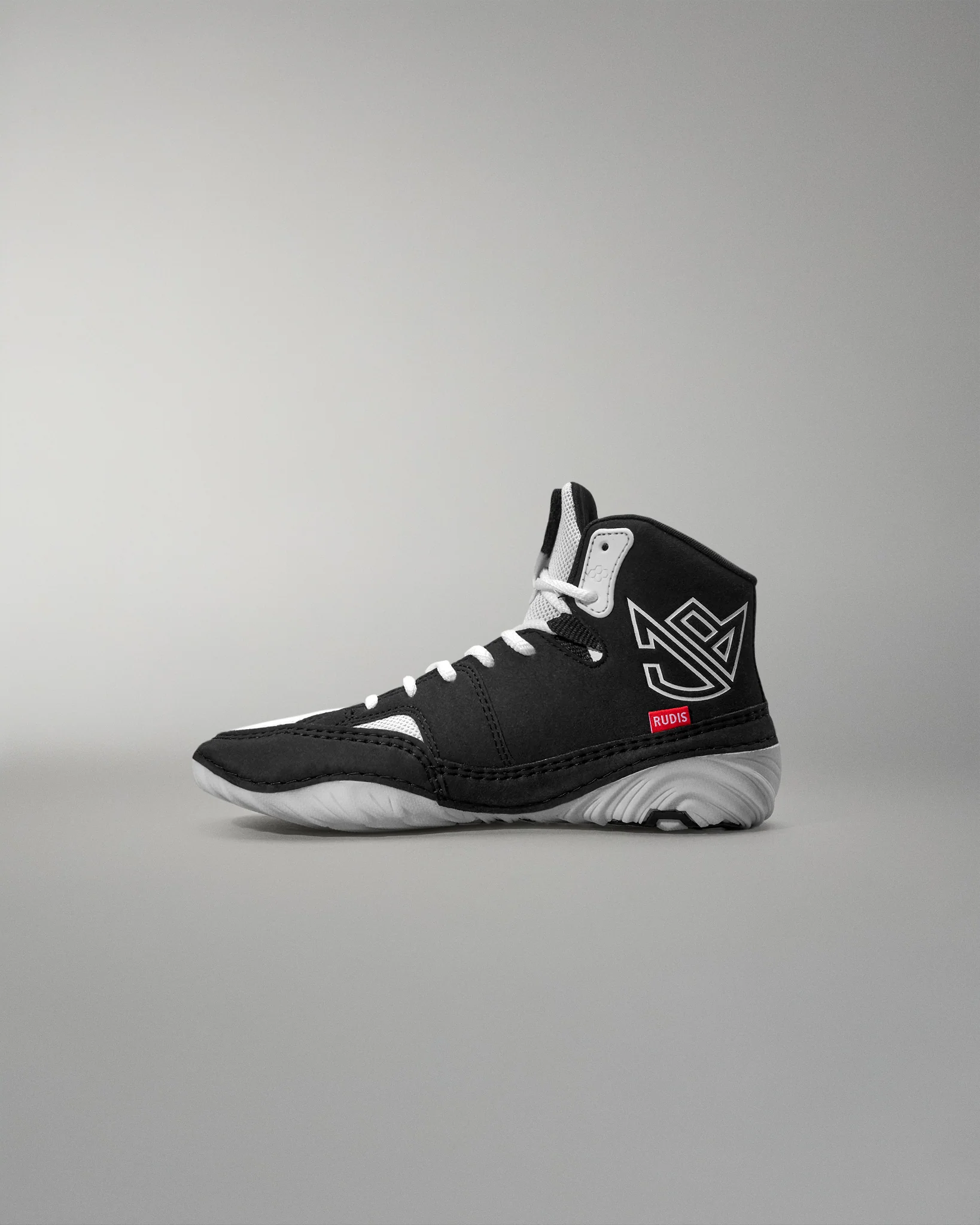 JB1 Youth Wrestling Shoes - White - Image 3