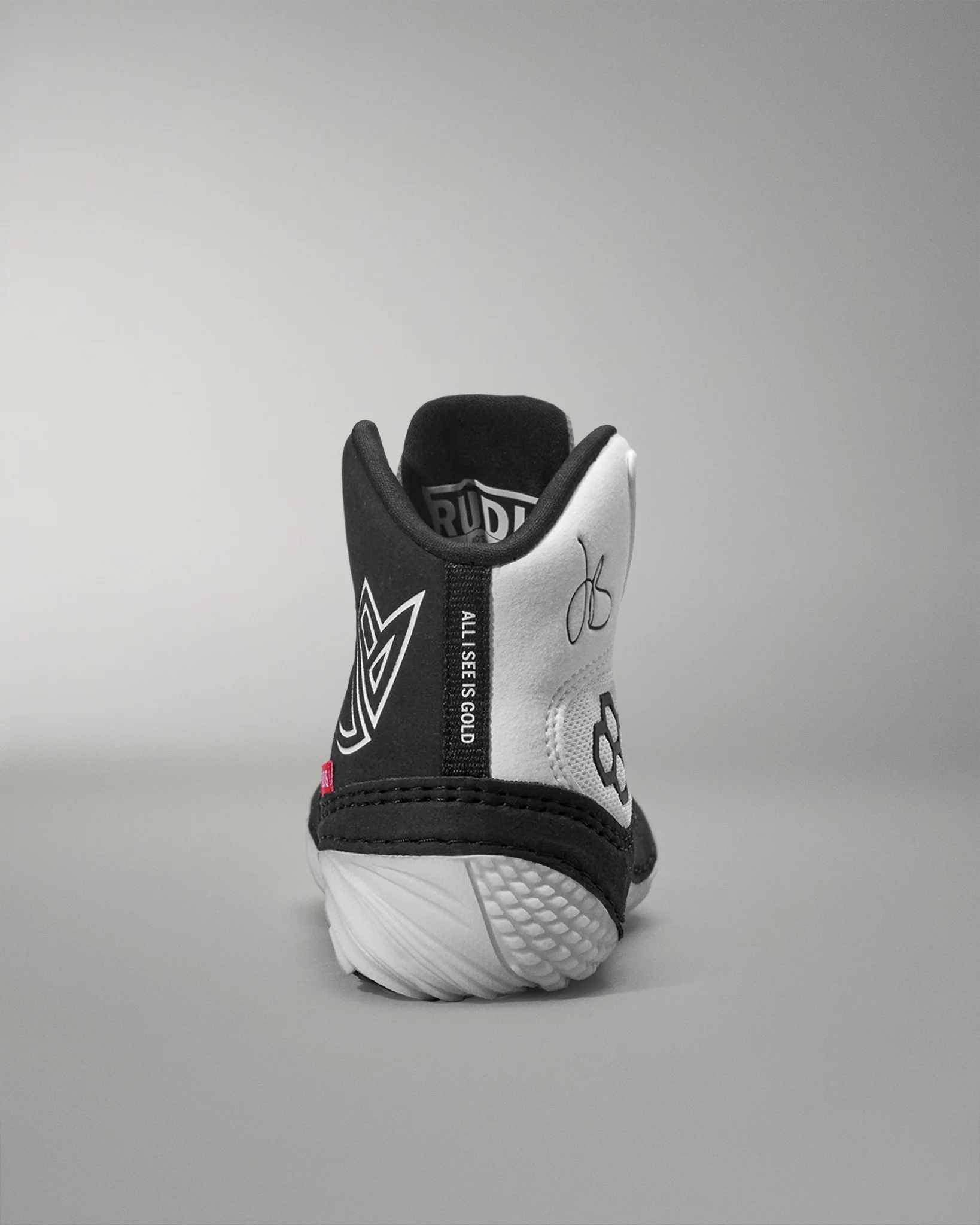 JB1 Youth Wrestling Shoes - White - Image 5