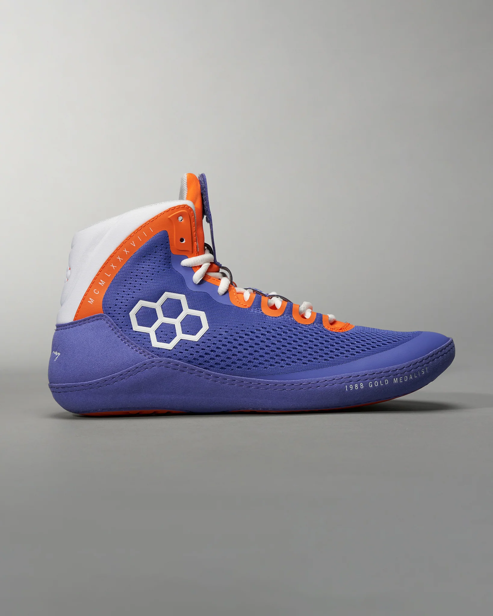 Kenny Monday 1988 Youth Wrestling Shoes - Purple - Image 3