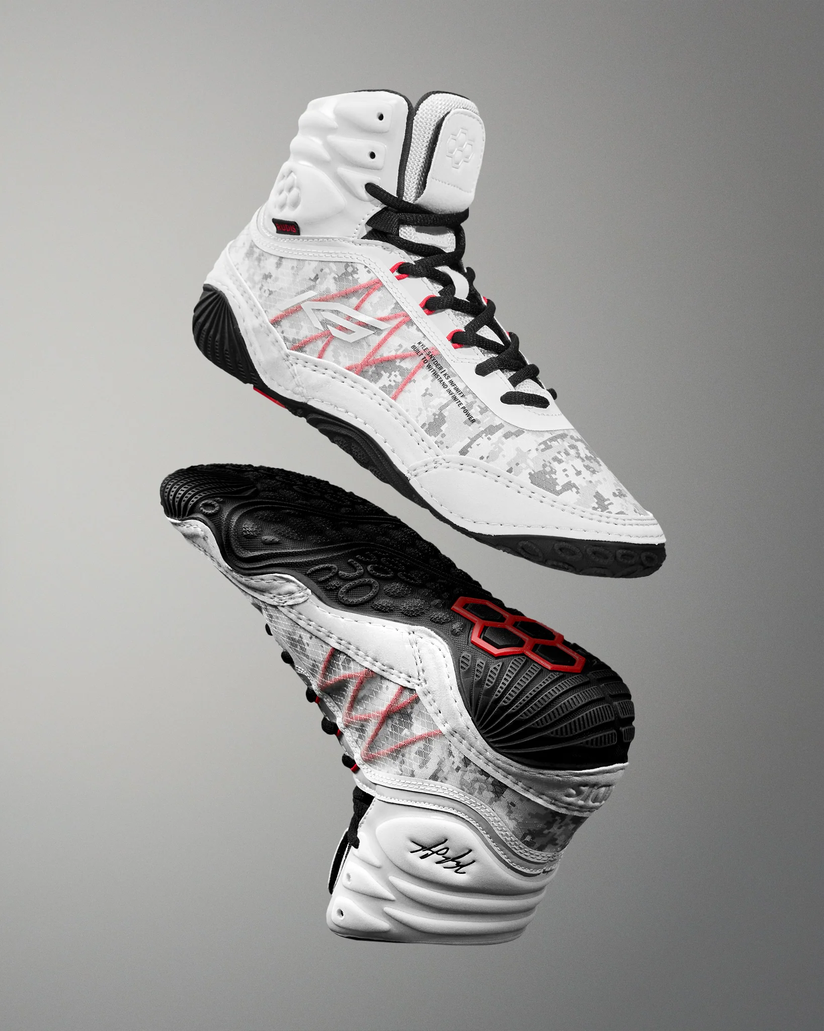 KS Infinity Edge Adult Wrestling Shoes - Tactical Gray - Image 3